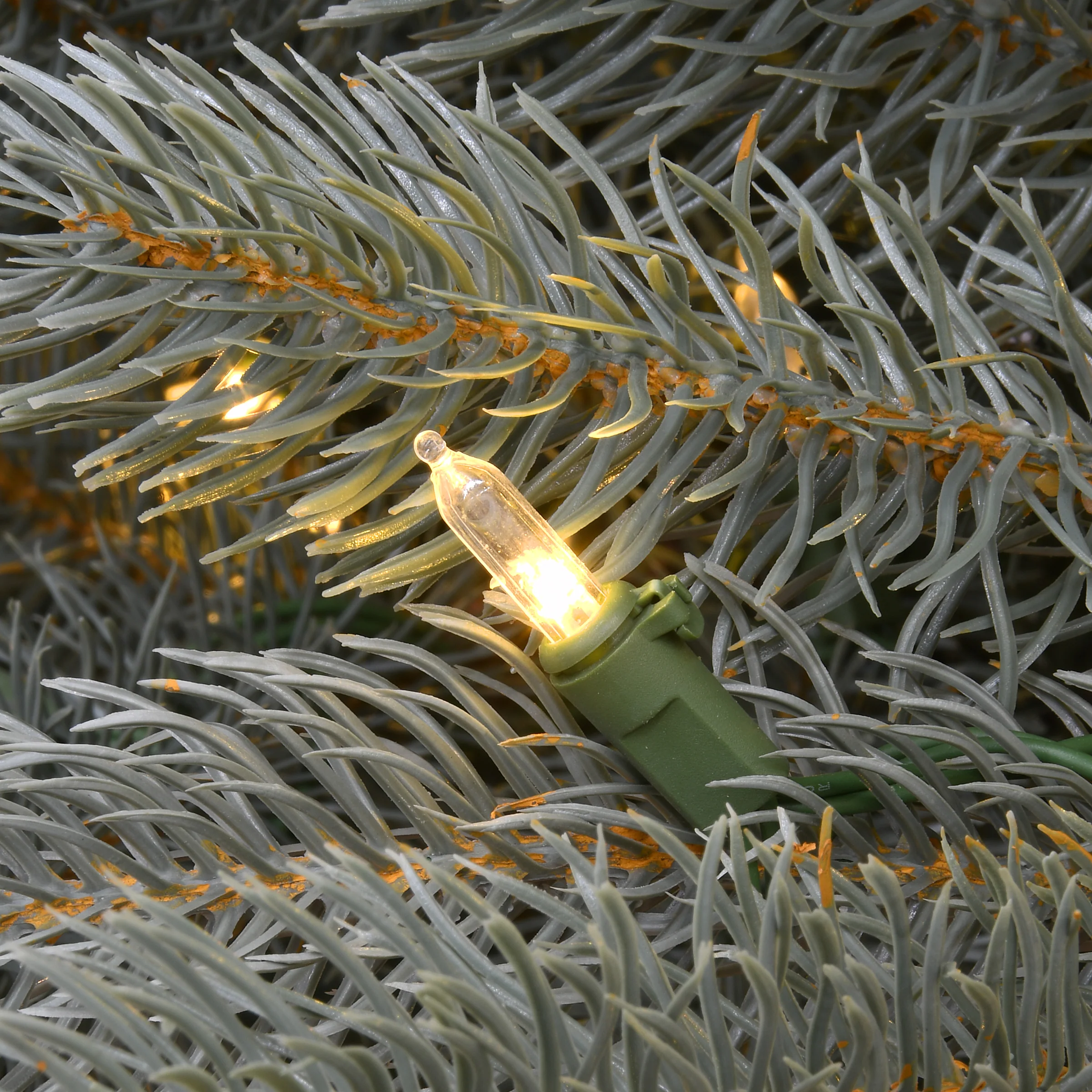 7.5 ft. Pre-Lit Ponderosa Blue Fir Tree with Dual Color LED Lights - Image 4