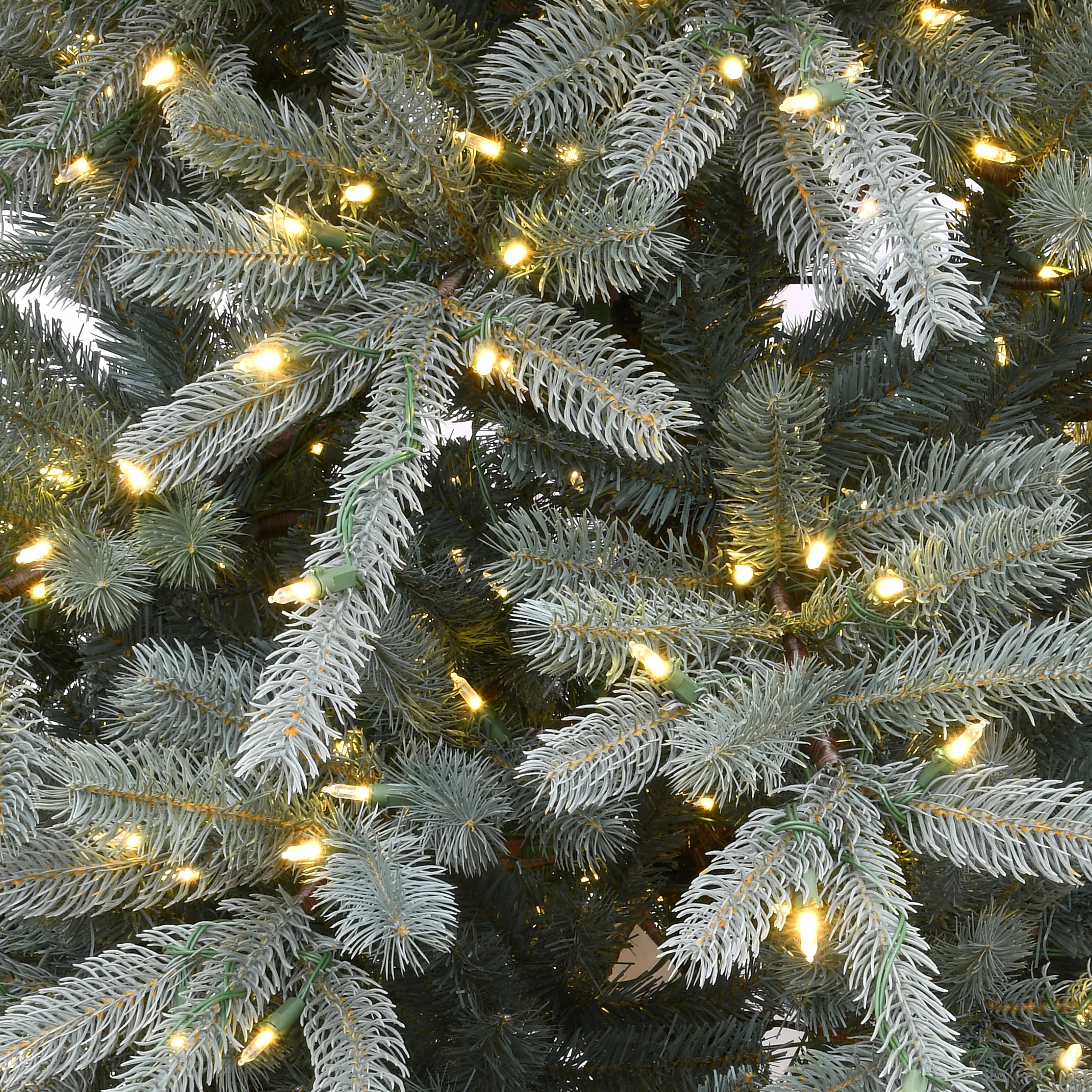7.5 ft. Pre-Lit Ponderosa Blue Fir Tree with Dual Color LED Lights - Image 5