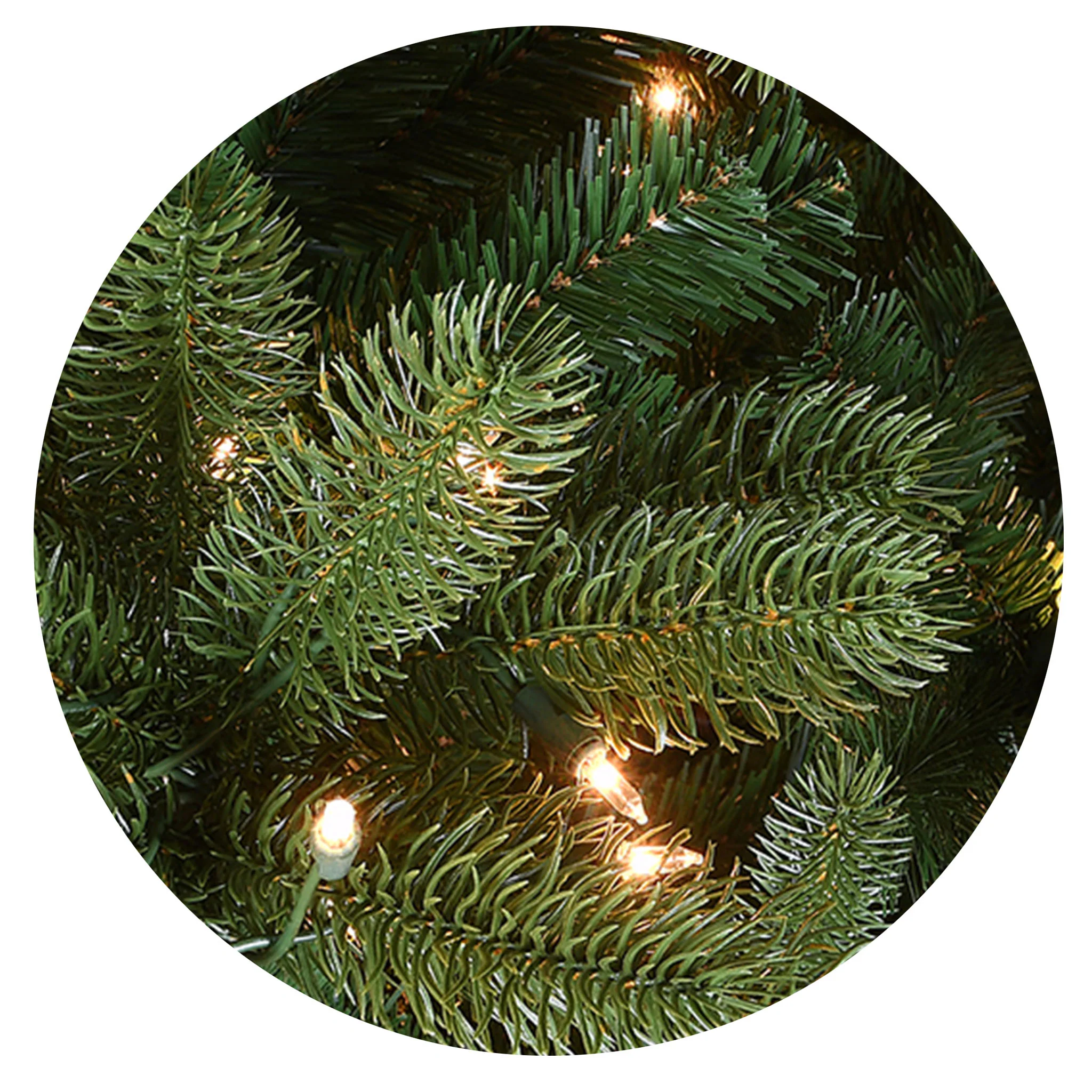 7.5 ft. Pre-Lit Ponderosa Fir Tree with Dual Color LED Lights - Image 4