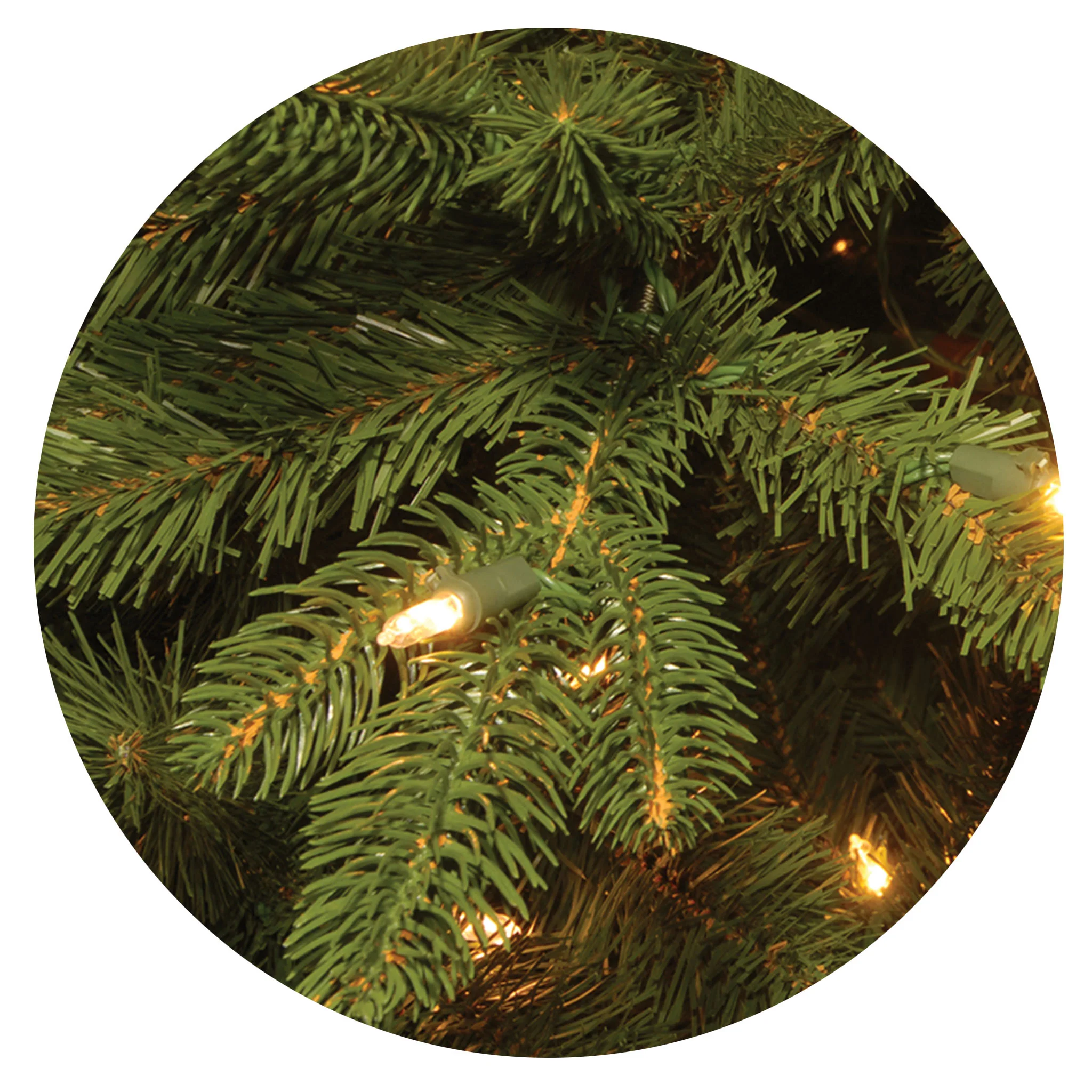7.5 ft. Pre-Lit Ridgewood Spruce Tree with Clear Lights - Image 3