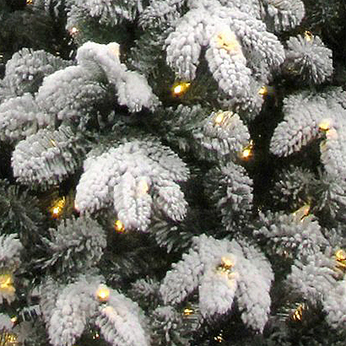 7.5 ft. Pre-Lit Snowy Avalanche Tree with Dual Color LED Lights - Image 4