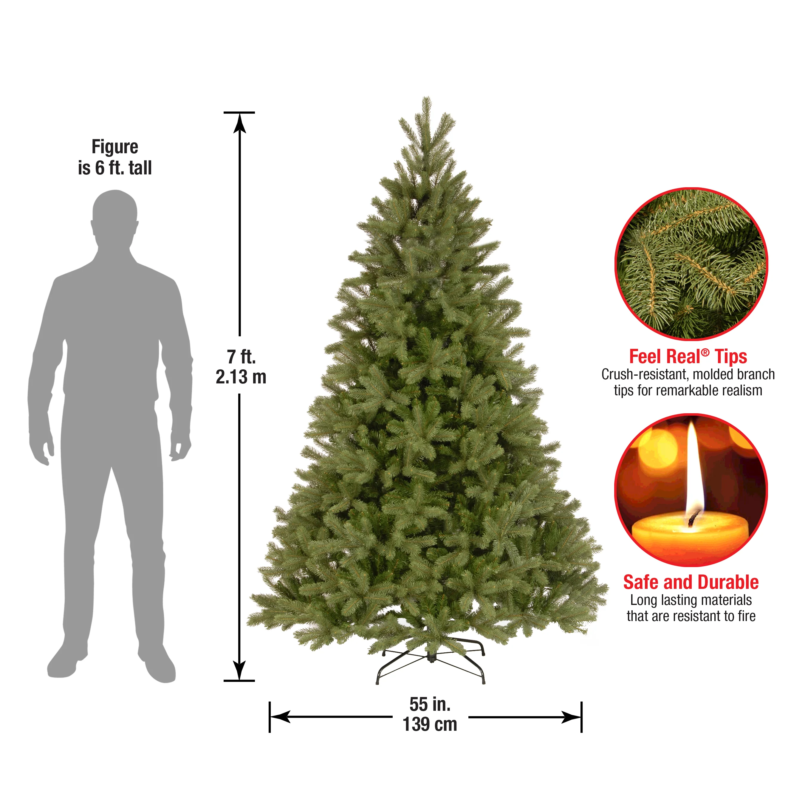 7 ft. Downswept Douglas Fir Tree - Image 5