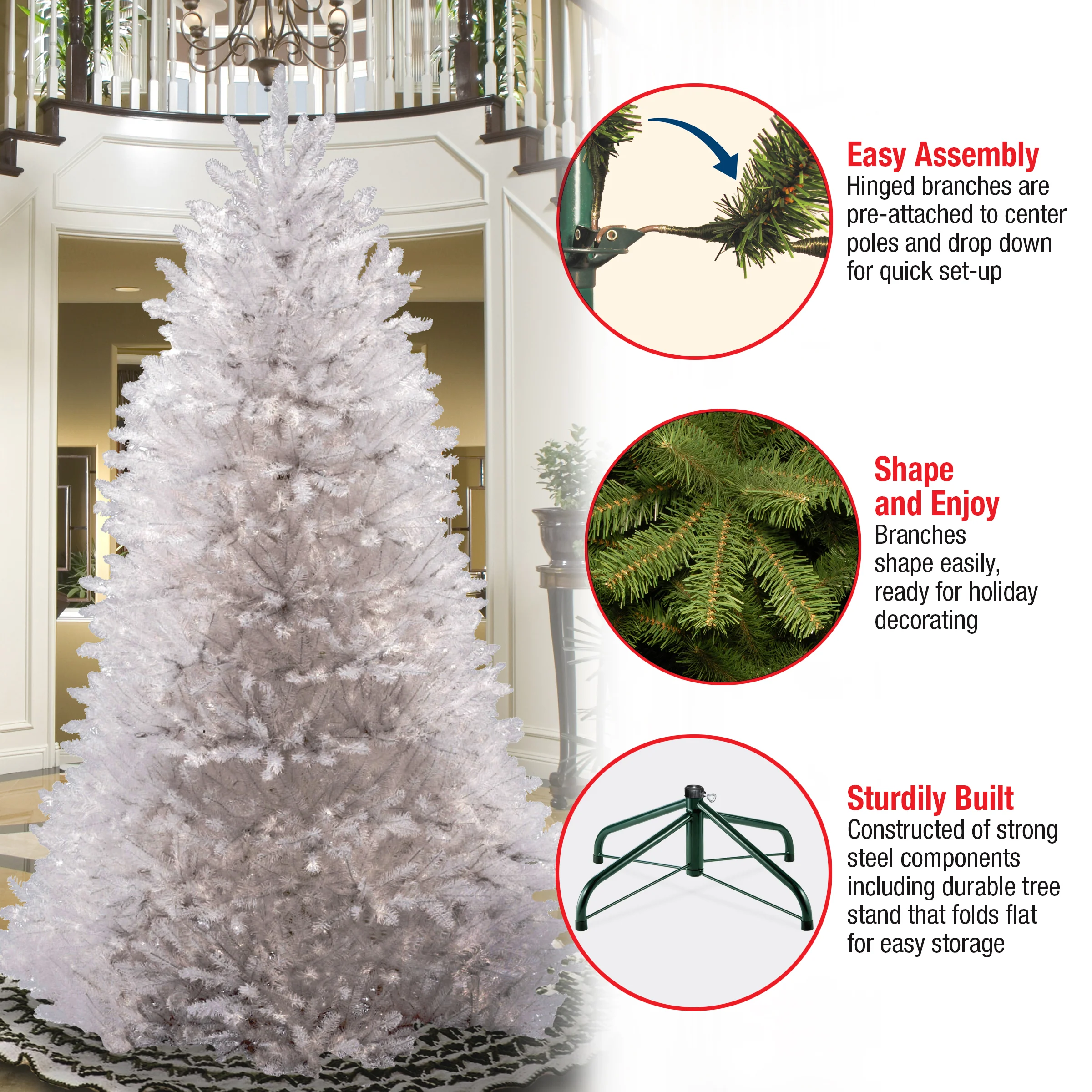 7 ft. Dunhill White Fir Tree - Image 6