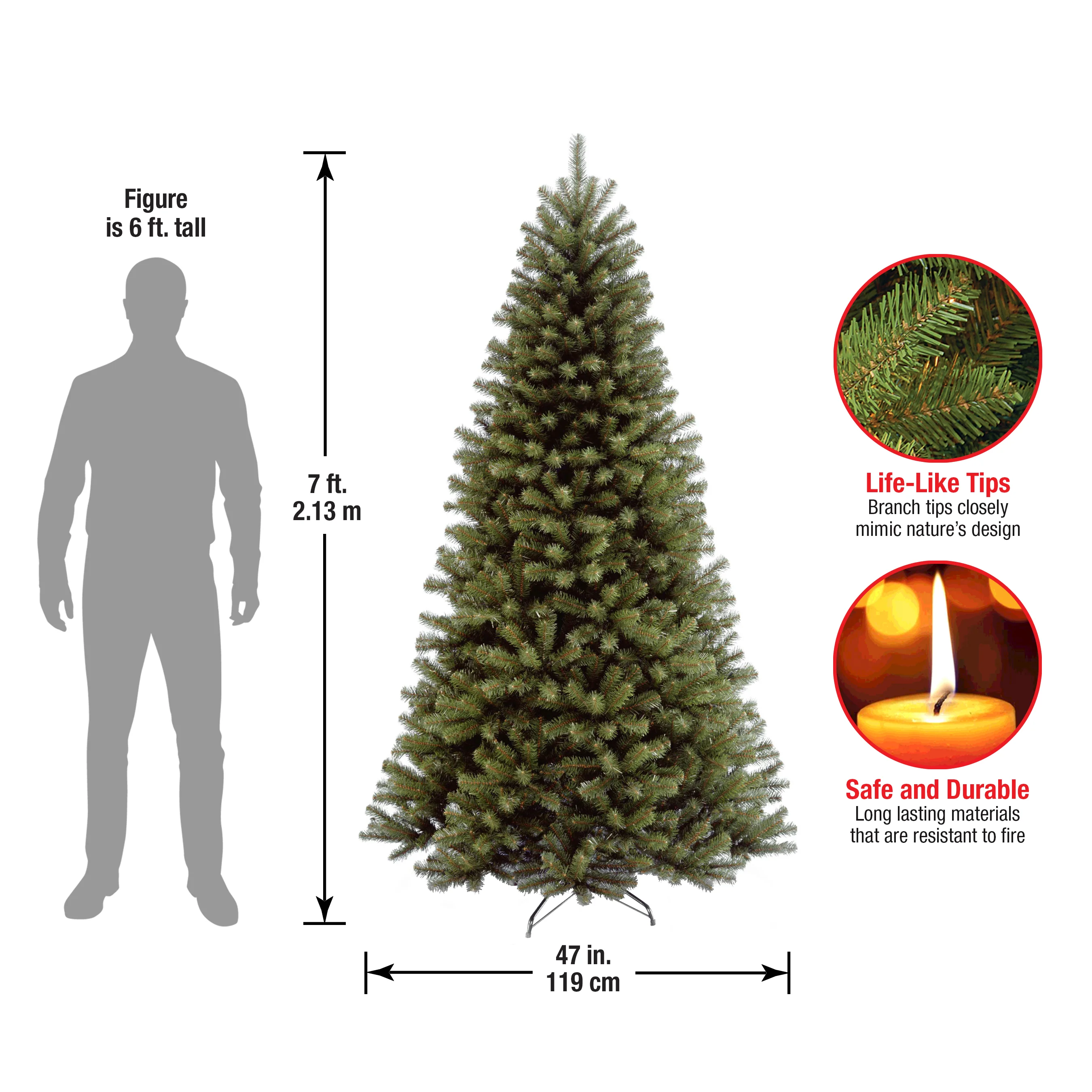 7 ft. North Valley Spruce Tree - Image 6