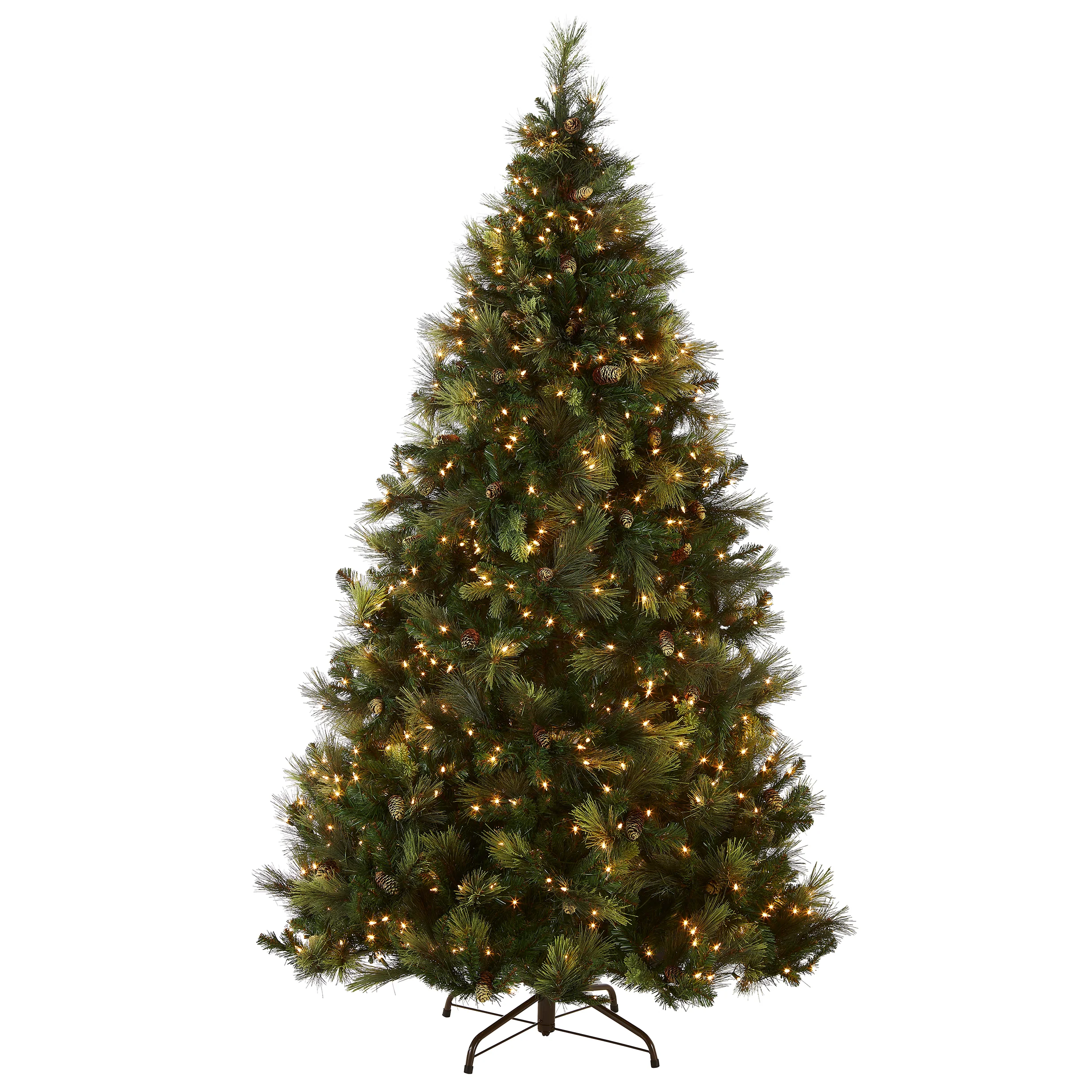 7 ft. Pre-Lit Carolina Pine Tree with Clear Lights, Plug-In - Image 3