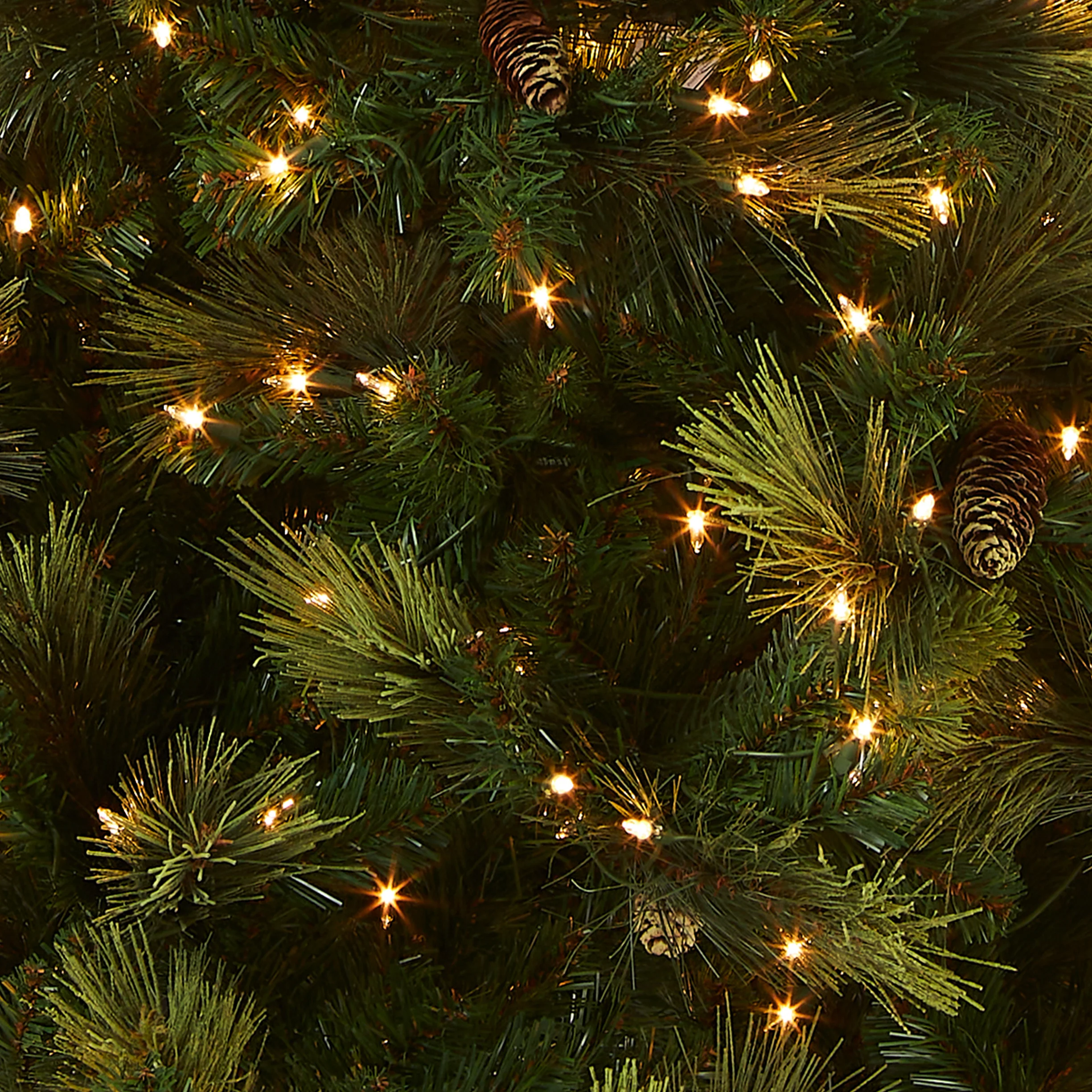 7 ft. Pre-Lit Carolina Pine Tree with Clear Lights, Plug-In - Image 6