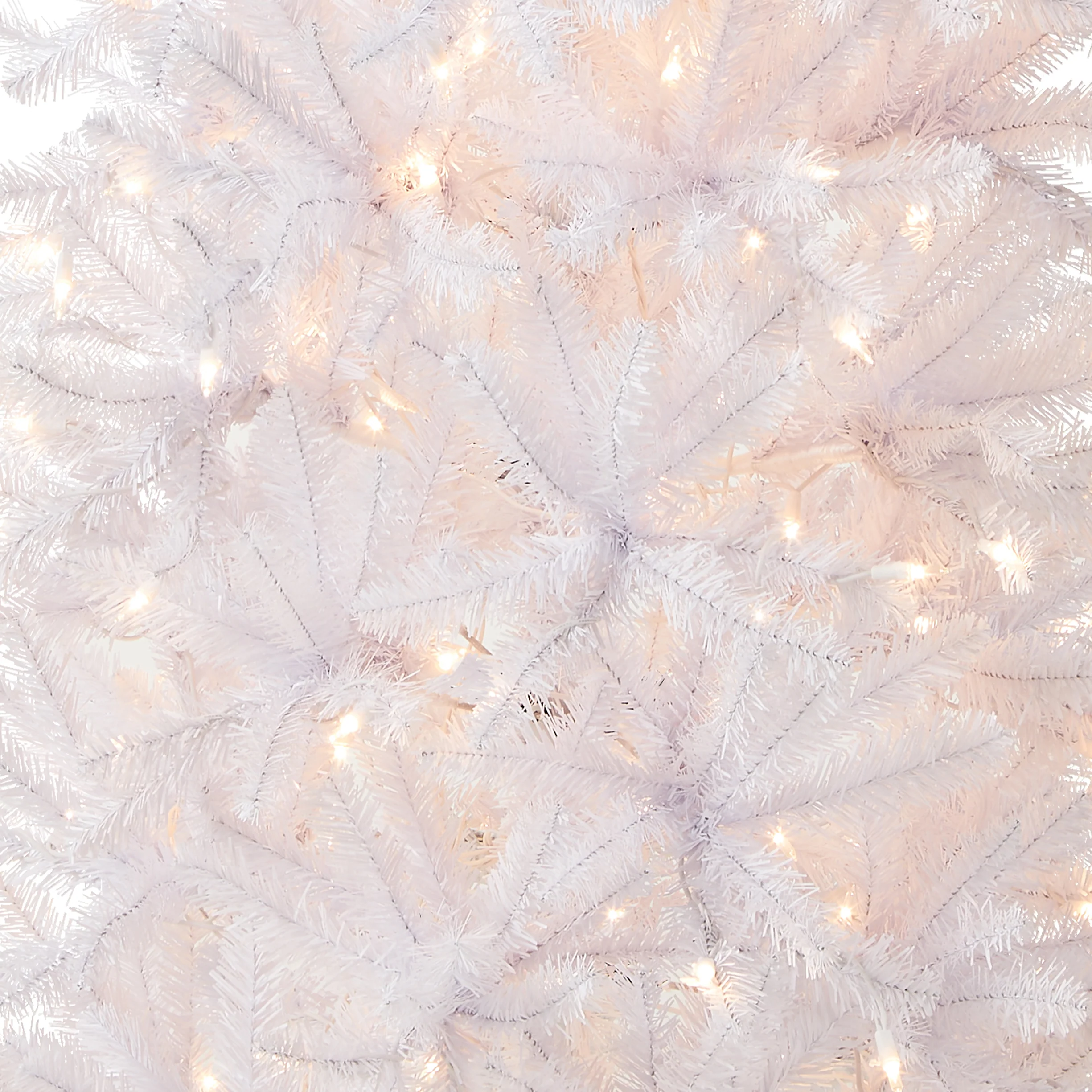 7 ft. Pre-Lit Kingswood Fir White Pencil Tree with Clear Lights, Plug-In - Image 3