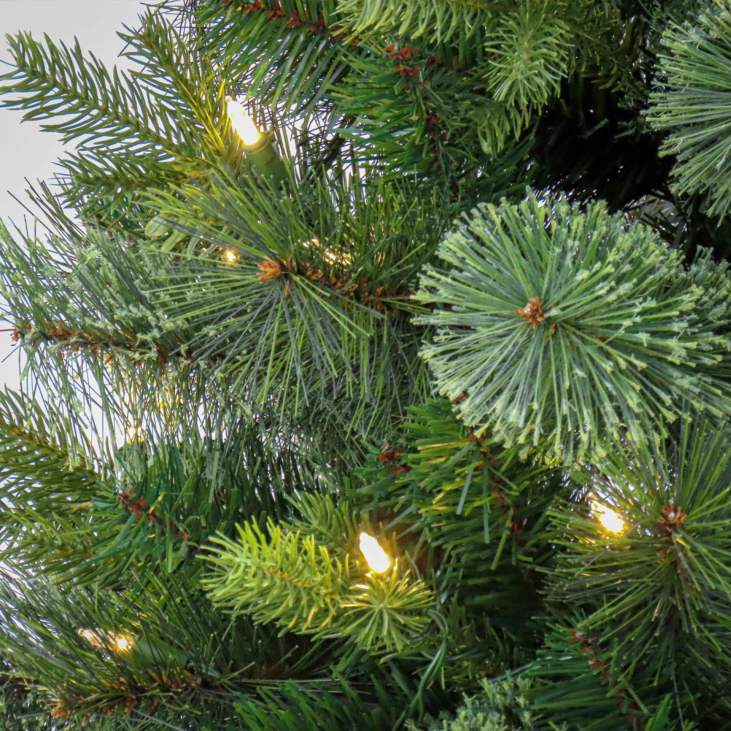 7 ft. Pre-Lit Montreal Pine Tree with LED Lights - Image 3