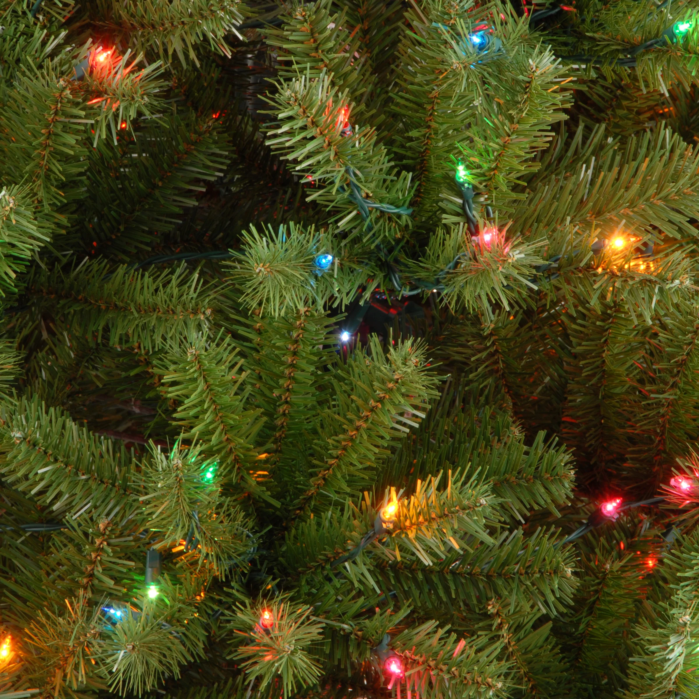 7 ft. Pre-Lit North Valley Spruce Tree with Multicolor Lights, Plug-In - Image 4