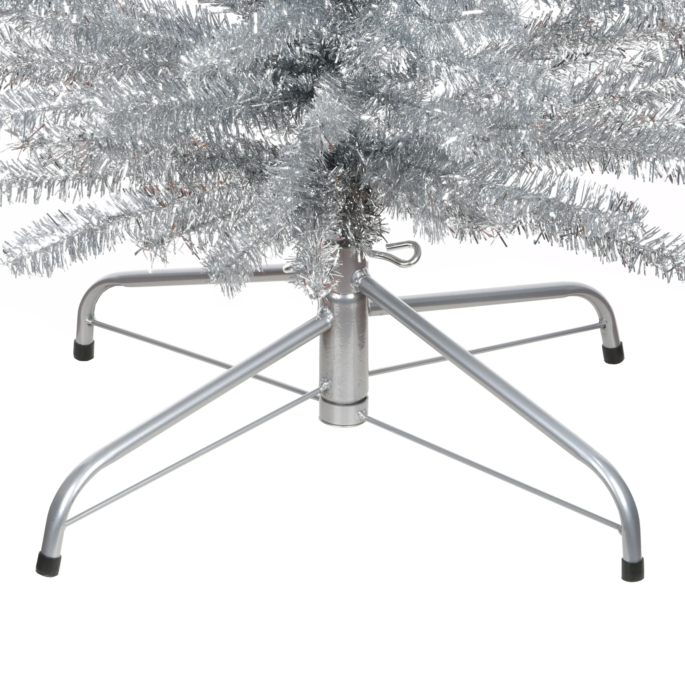 7 ft. Tinsel Collection Silver Tree - Image 5