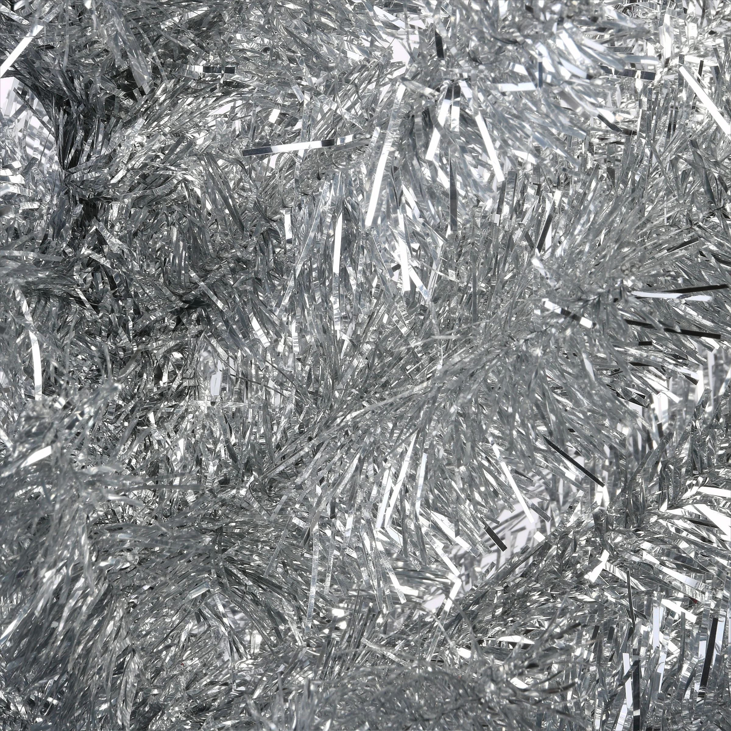 7 ft. Tinsel Collection Silver Tree - Image 6