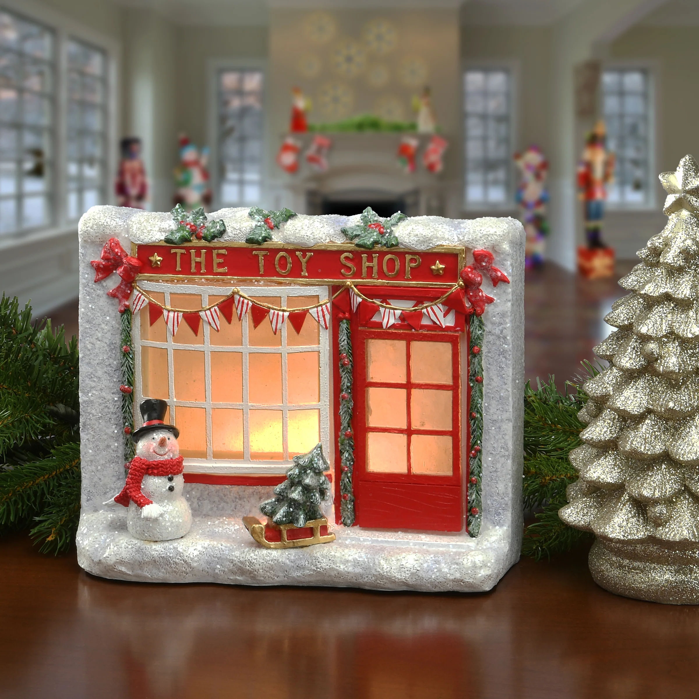 7 in. Toy Shop Holiday Décor - Image 2