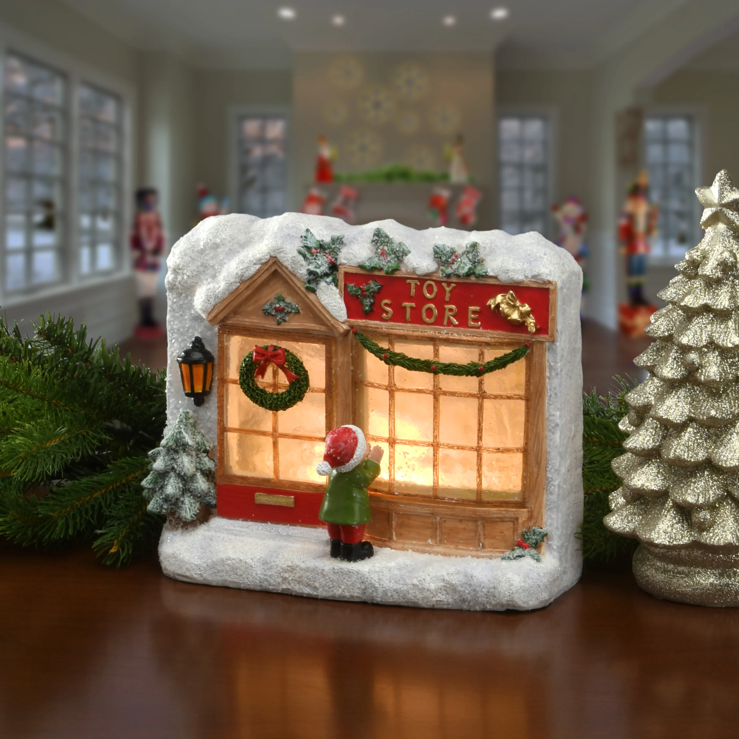 7 in.Toy Store House with LED Lights - Image 2