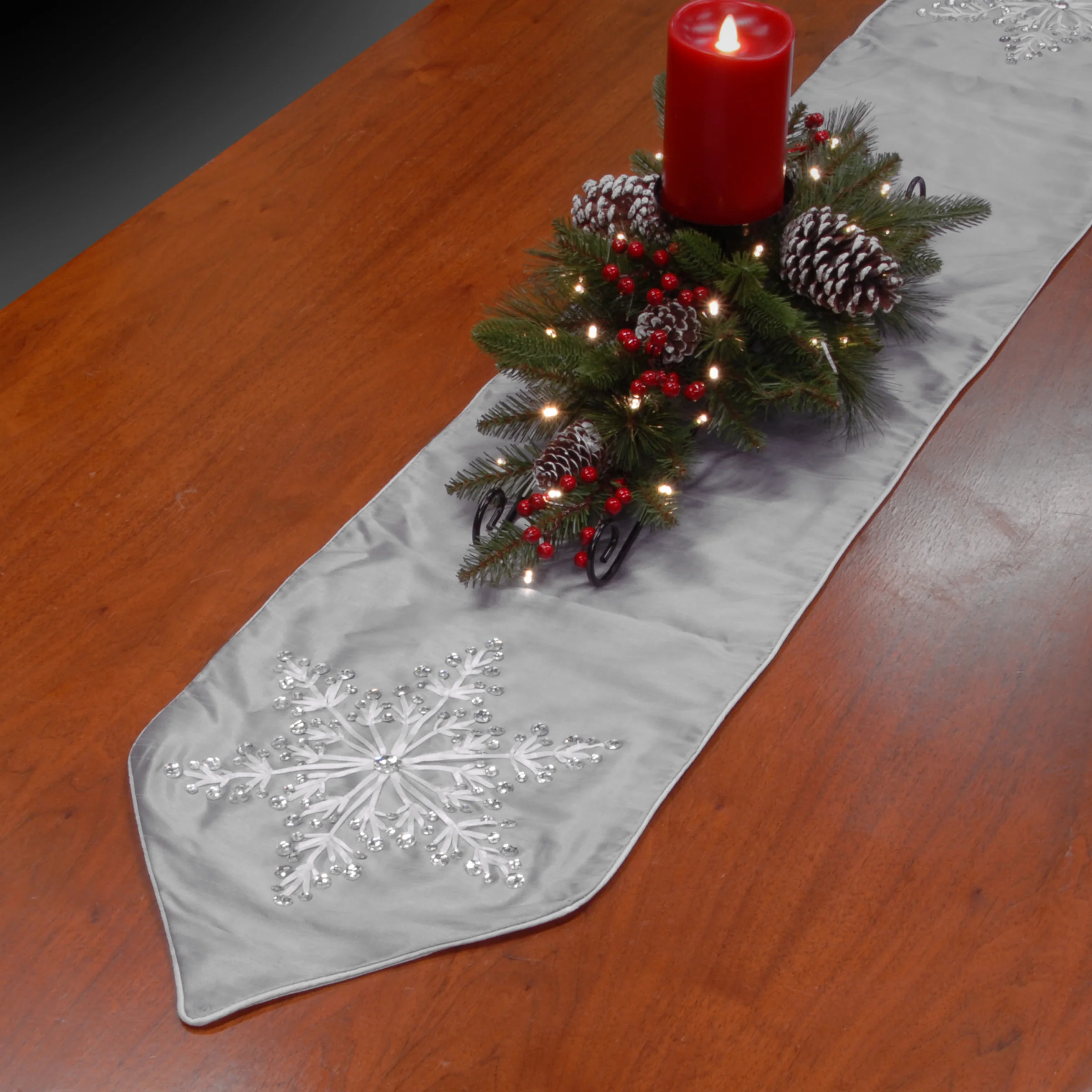 72 in Snowflake Table Runner - Image 2