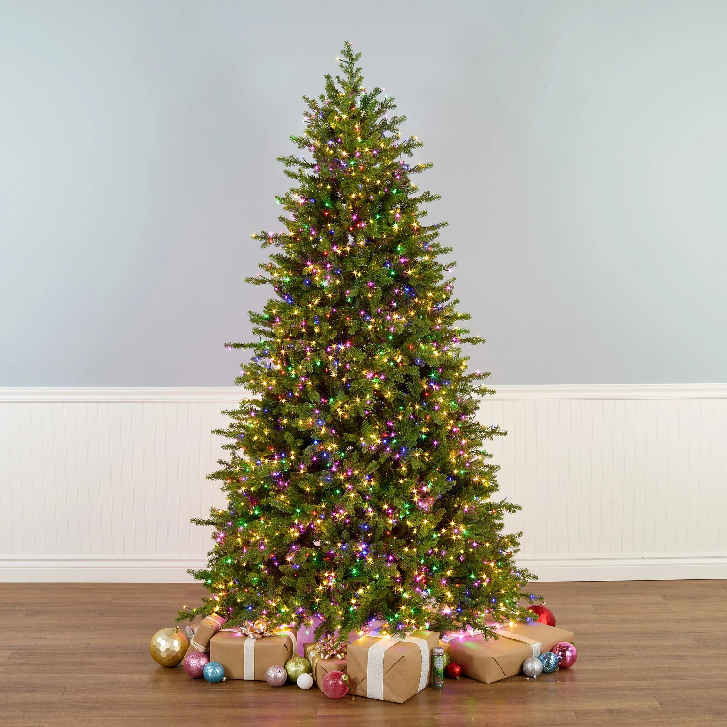 7.5 ft. Pre-Lit Princeton Fraser Fir Tree with LED Lights, Plug-In - Image 2