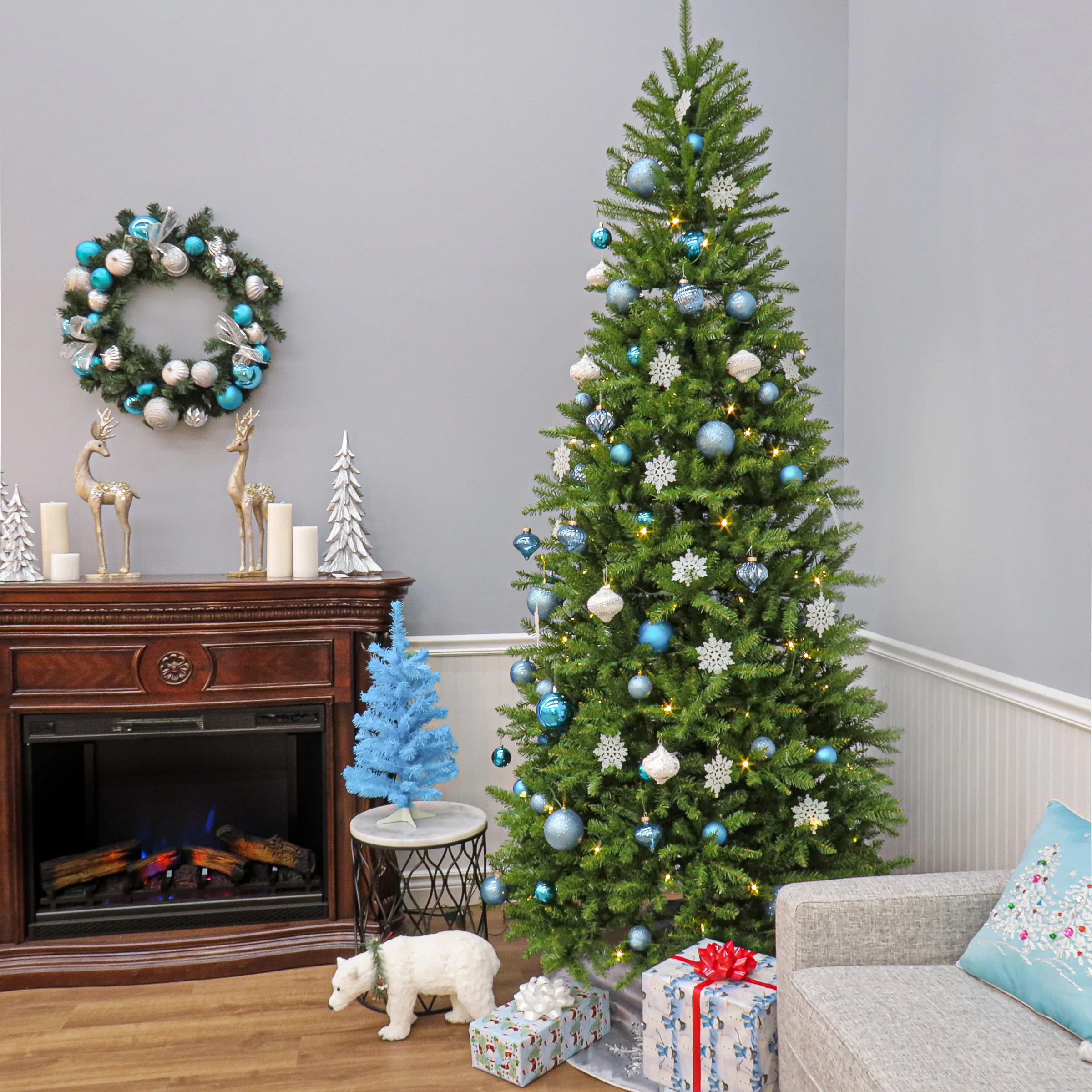 9 ft. Dunhill Fir Slim Tree - Image 4