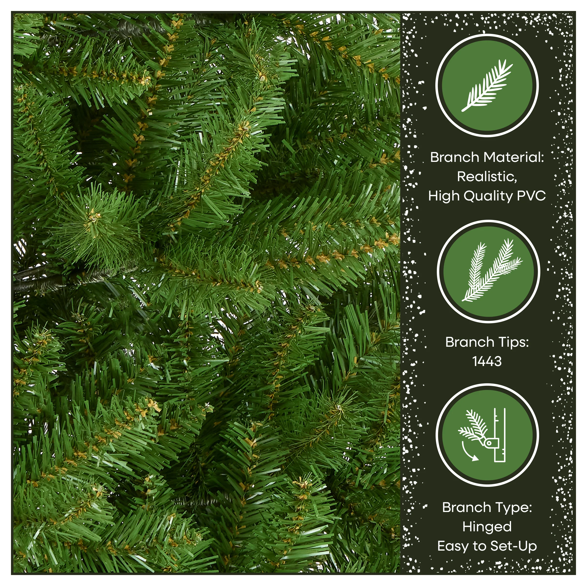 9 ft. Kingswood Fir Pencil Slim Tree - Image 6