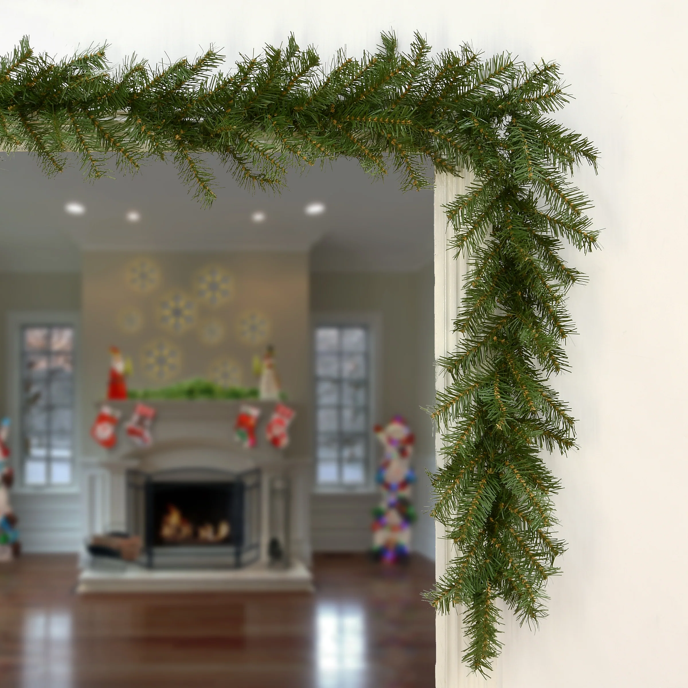 9 ft. Norwood Fir Garland - Image 2
