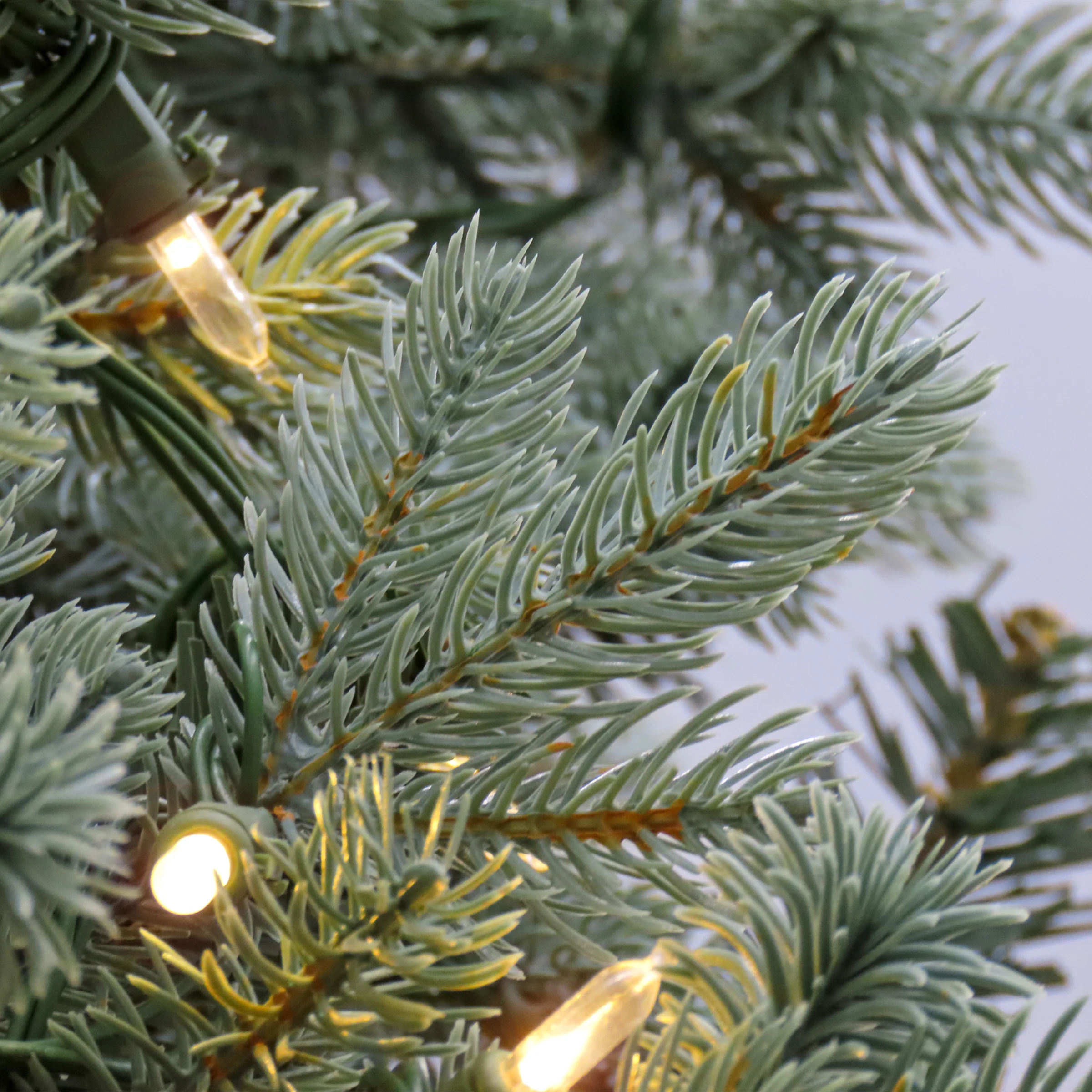 9ft. Pre-Lit Wellesley Fir Hinged Tree with PowerConnect Warm White LED Lights - Image 4