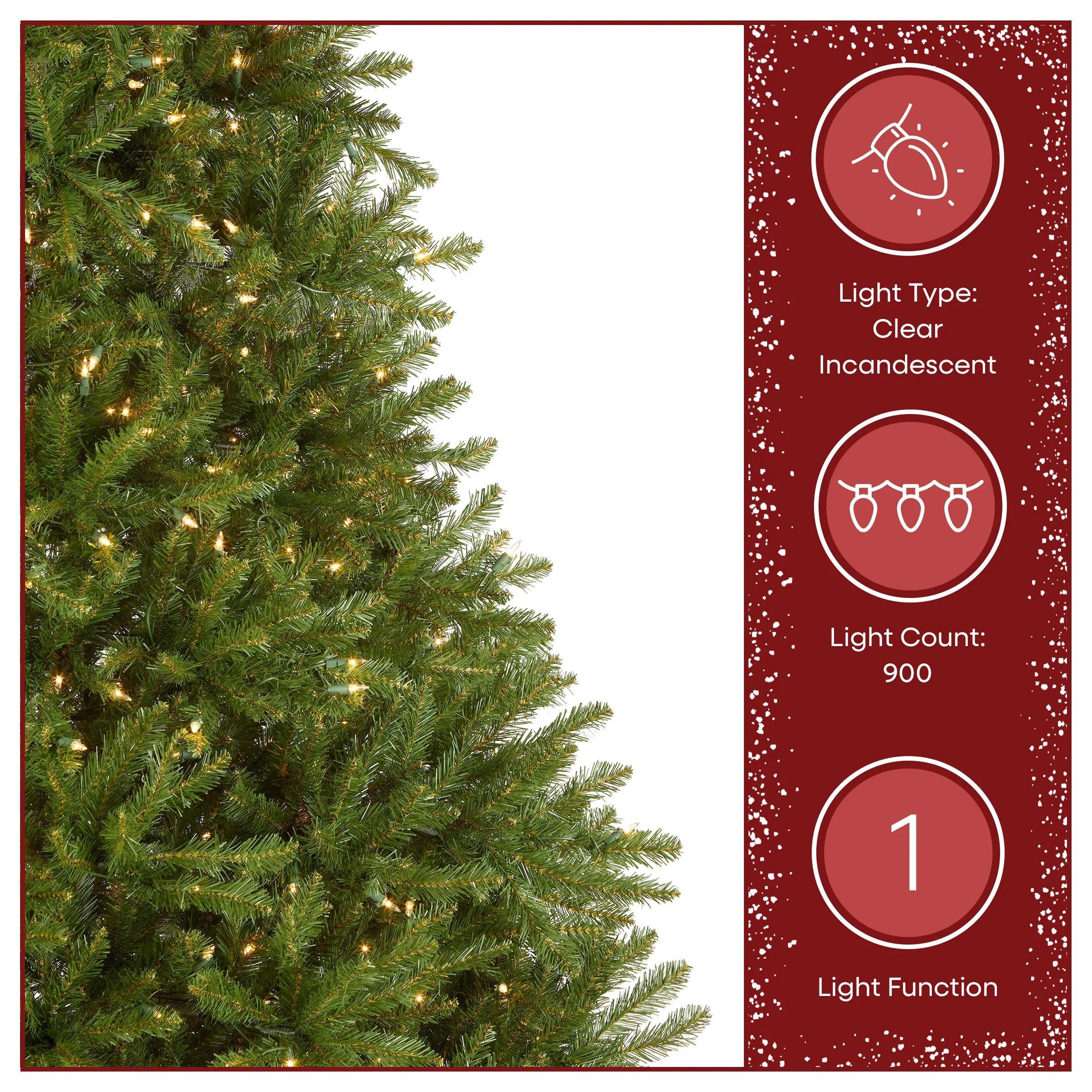 9 ft. Pre-Lit Dunhill Fir Tree with PowerConnect Clear Lights - Image 6