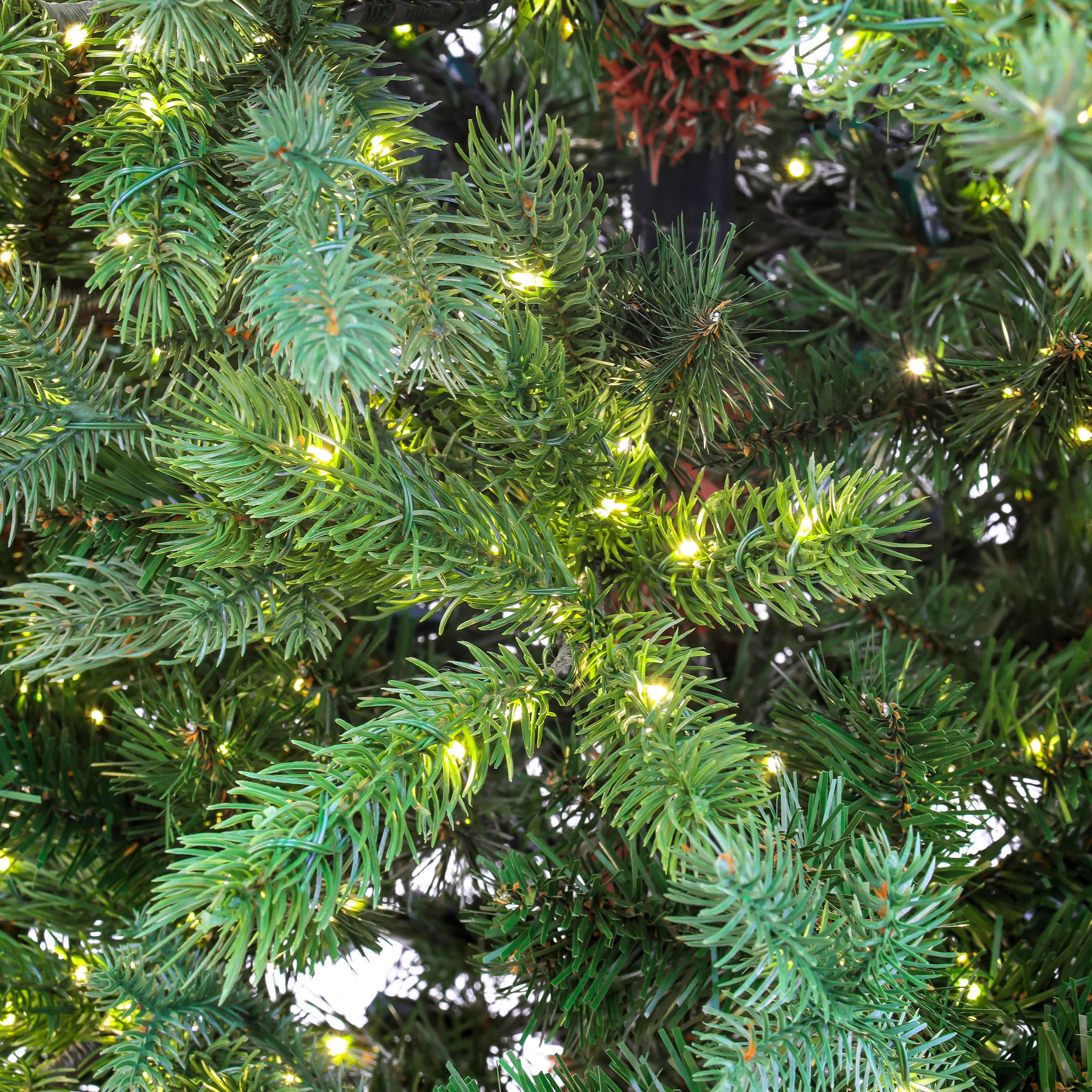 9 ft. Pre-Lit Lark Pine Medium Tree with Warm White LED Rice Lights - Image 6