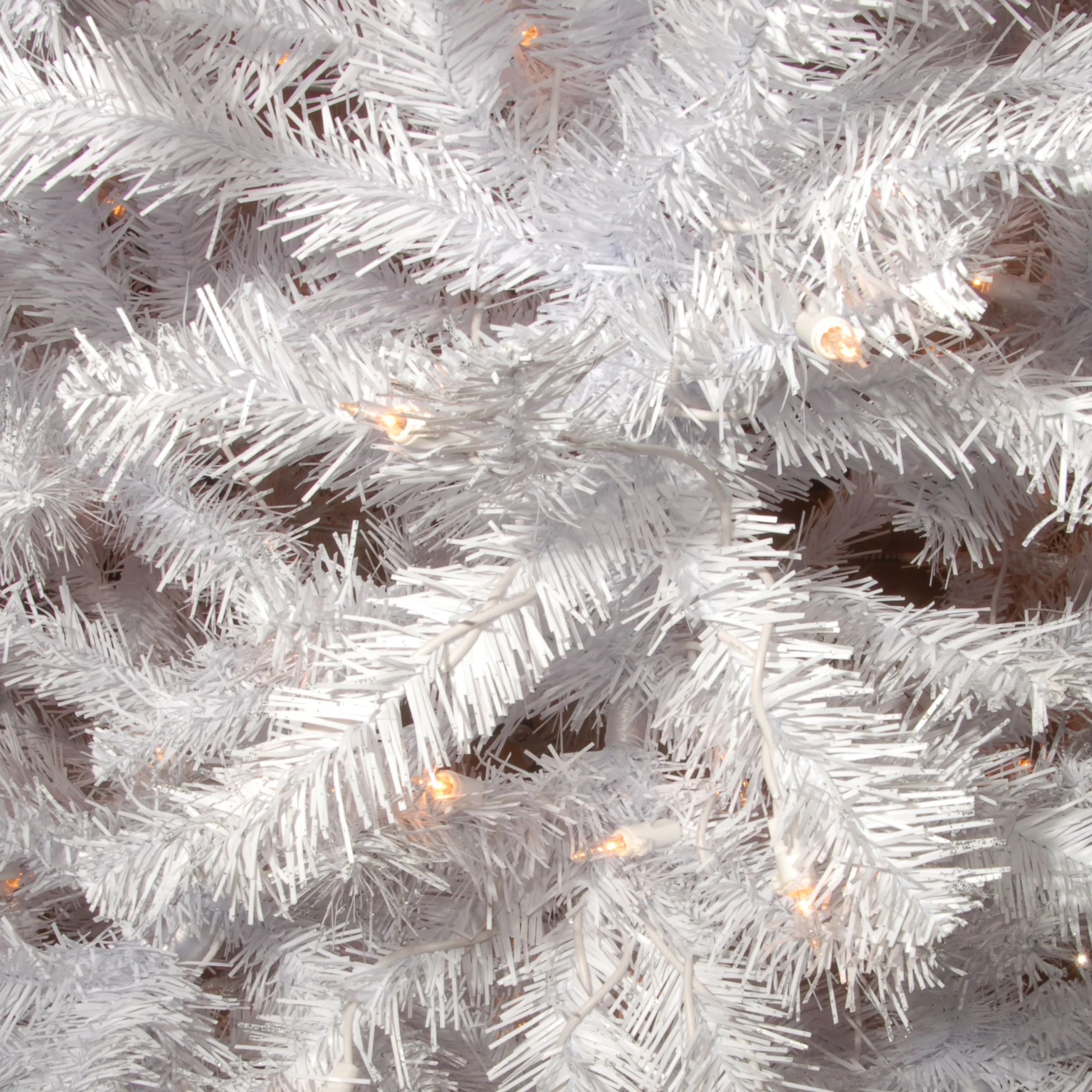 9 ft. Pre-Lit North Valley Spruce White Tree with Clear Lights, Plug-In - Image 11