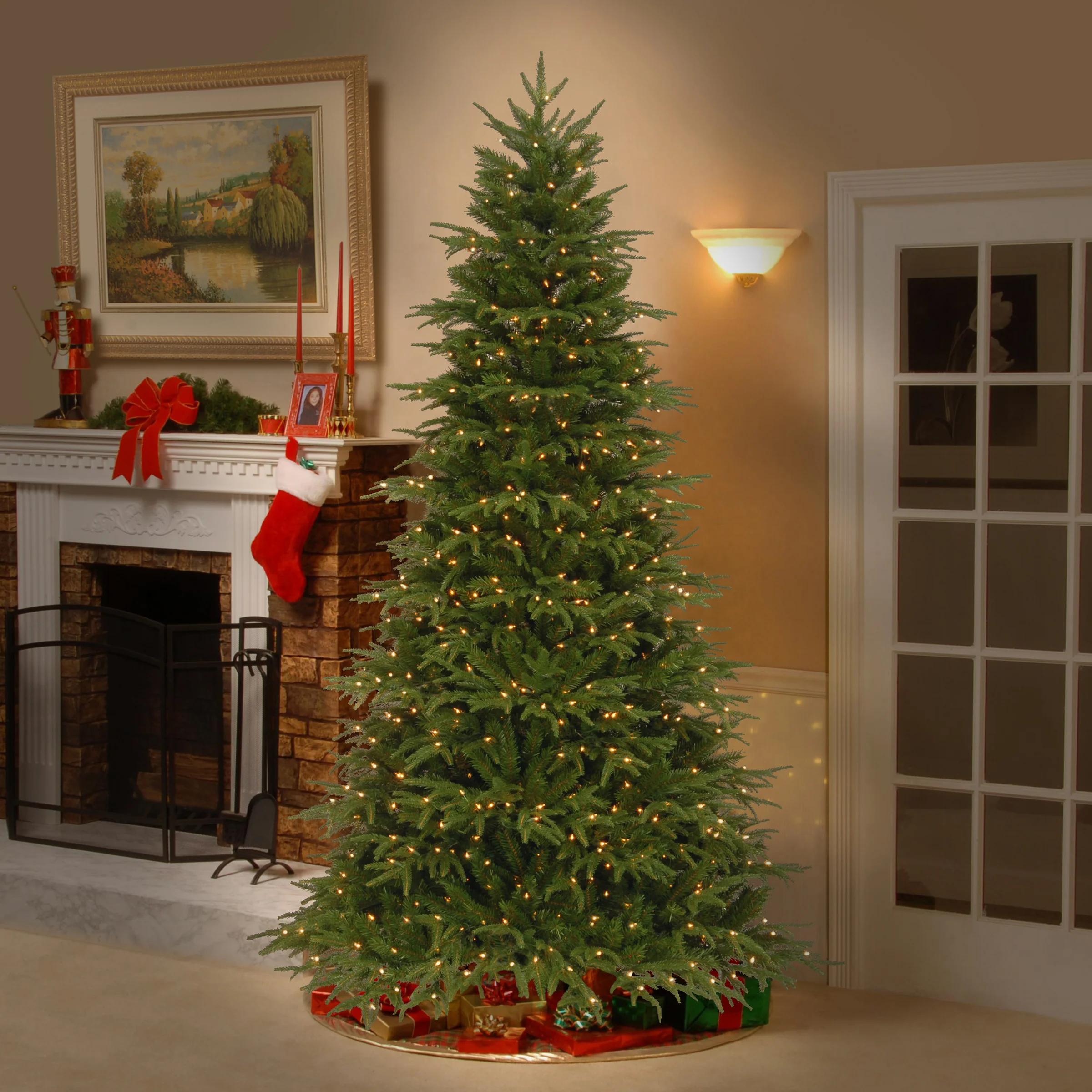 9 ft. Pre-Lit Northern Fraser Fir Tree with Clear Lights - Image 2