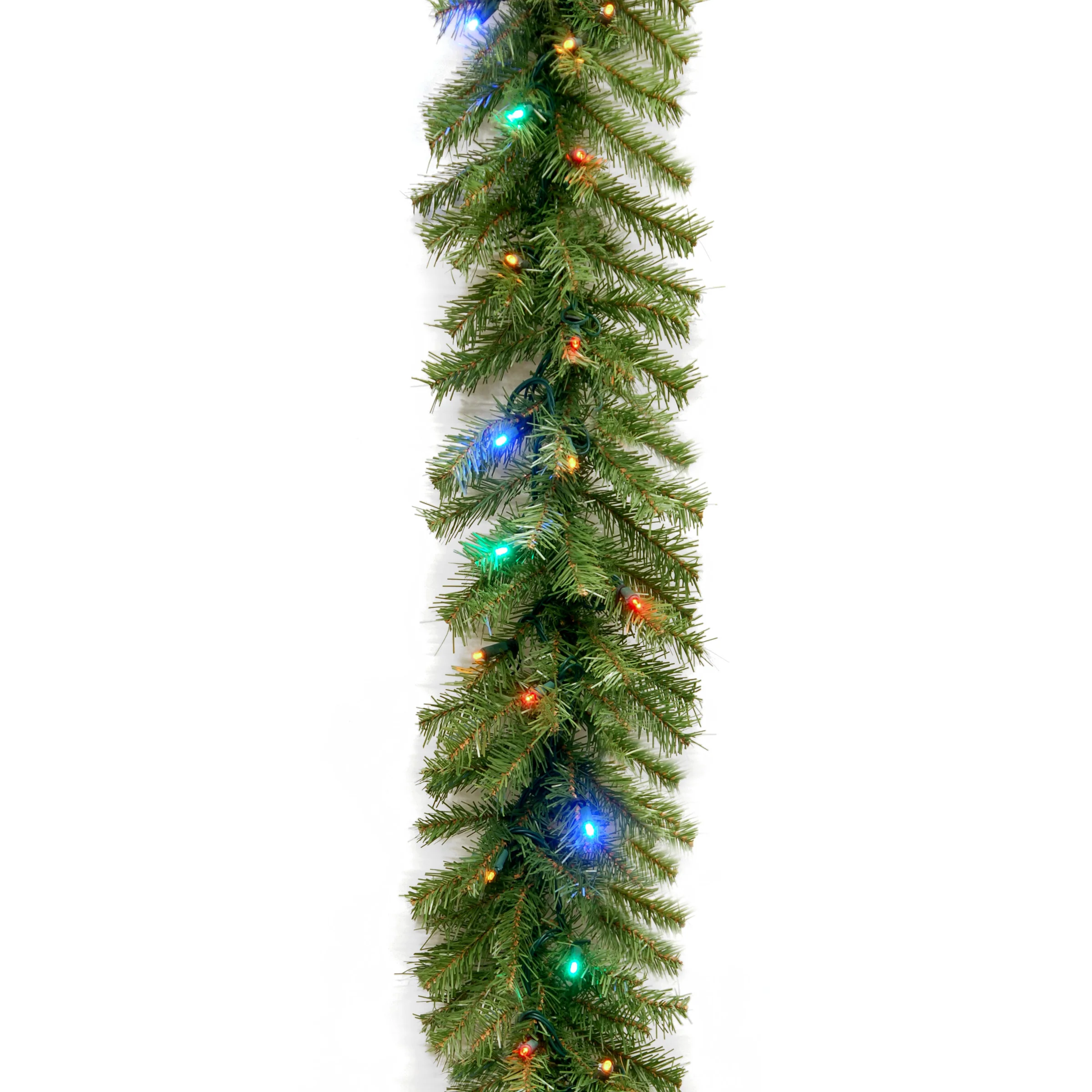 9 ft. Pre-Lit Norwood Fir Garland with Dual Color LED Lights - Image 3