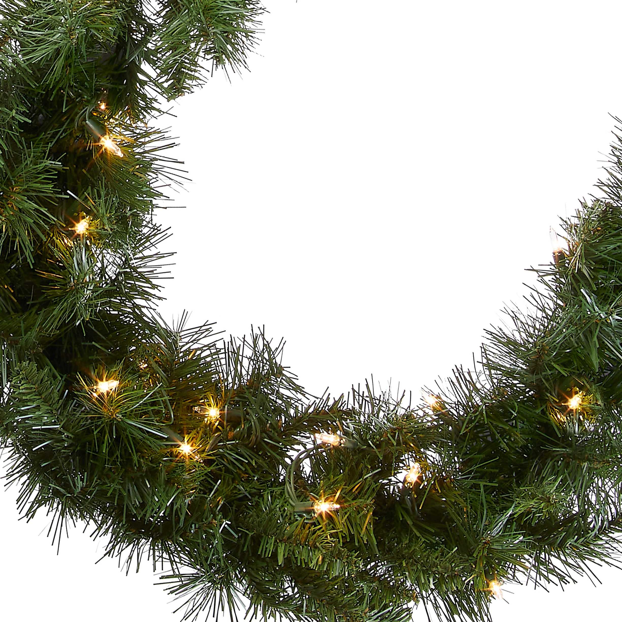 9 ft. Pre-Lit Winchester Pine Garland with Clear Lights, Plug-In - Image 3