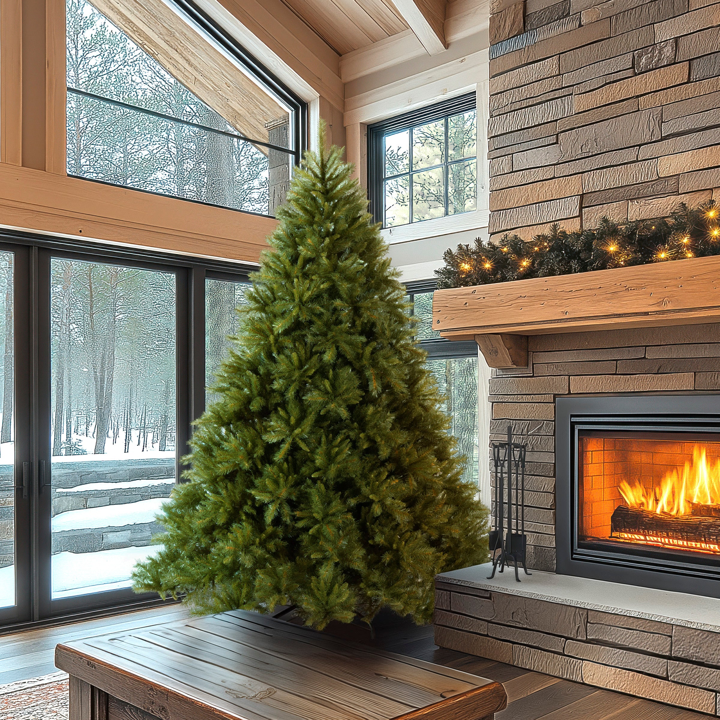 9 ft. Tiffany Fir Deluxe Tree - Image 2