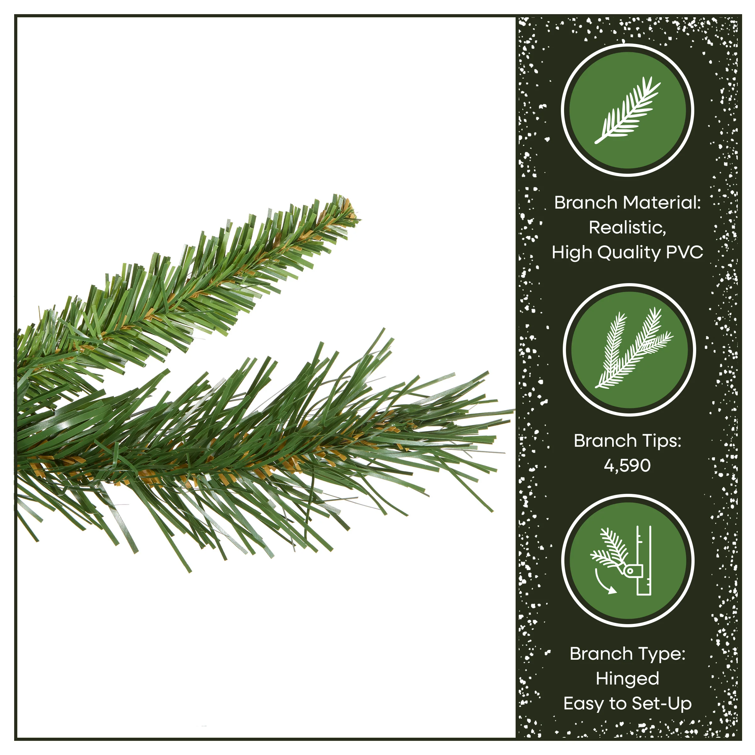 9 ft. Tiffany Fir Deluxe Tree - Image 5
