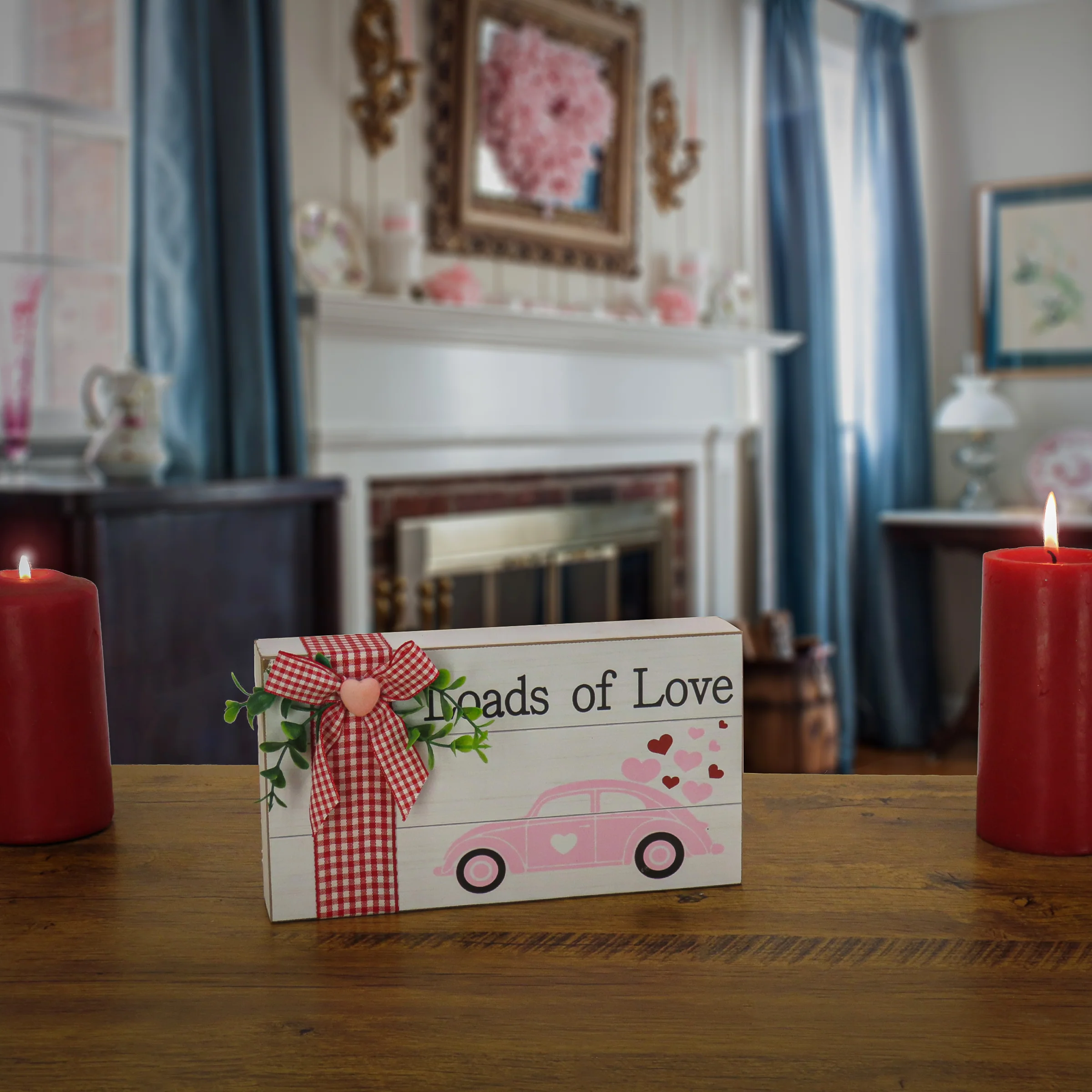 9 in. Valentine's 'Loads of Love' Tabletop Decoration - Image 2
