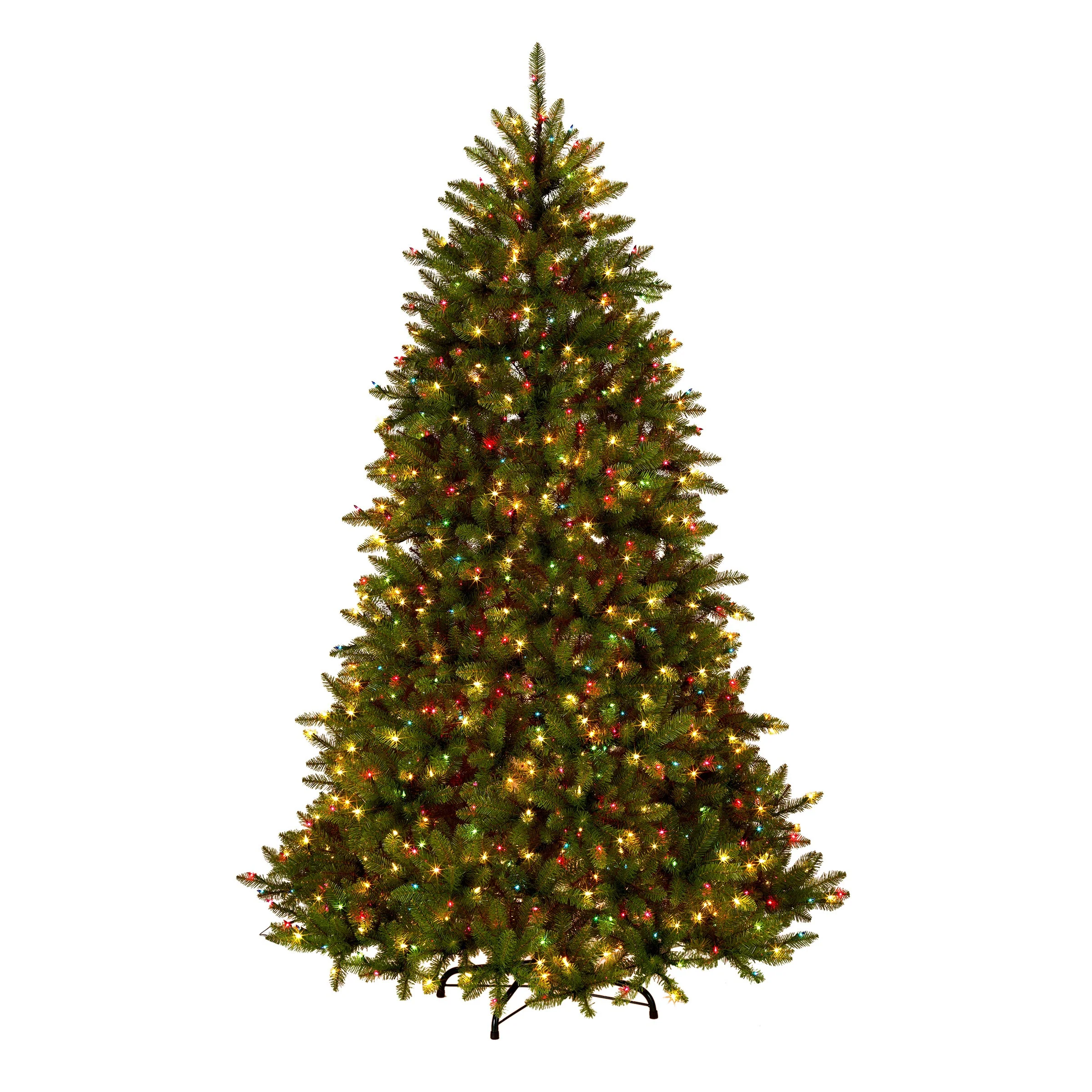 9 ft. Pre-Lit Dunhill Fir Tree with Multicolor, Clear Spectrum Lights, Plug-In - Image 3