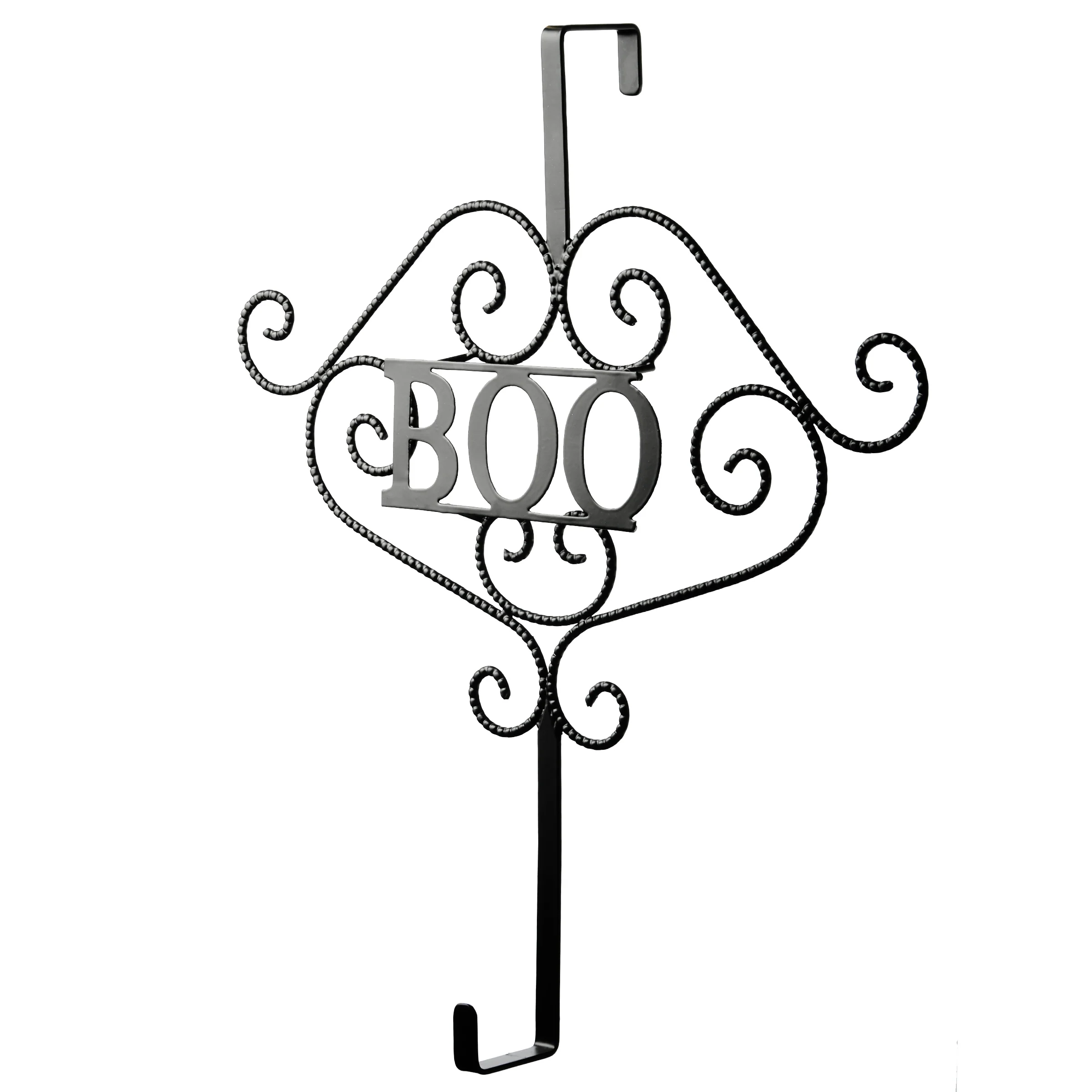 17 in. Halloween Boo Wreath Hange