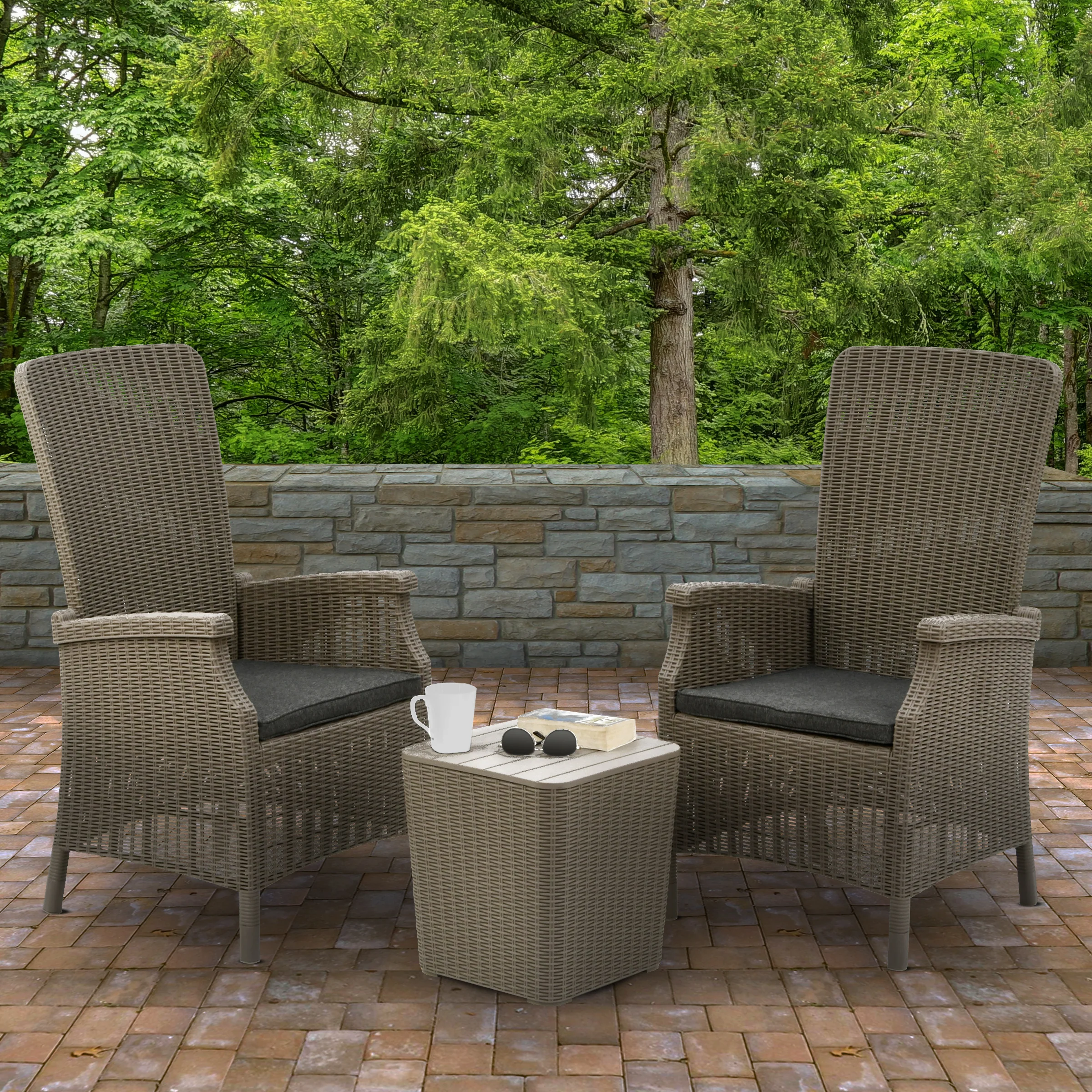 3-Piece Bracknell Collection All-Weather Chat Set - Image 2