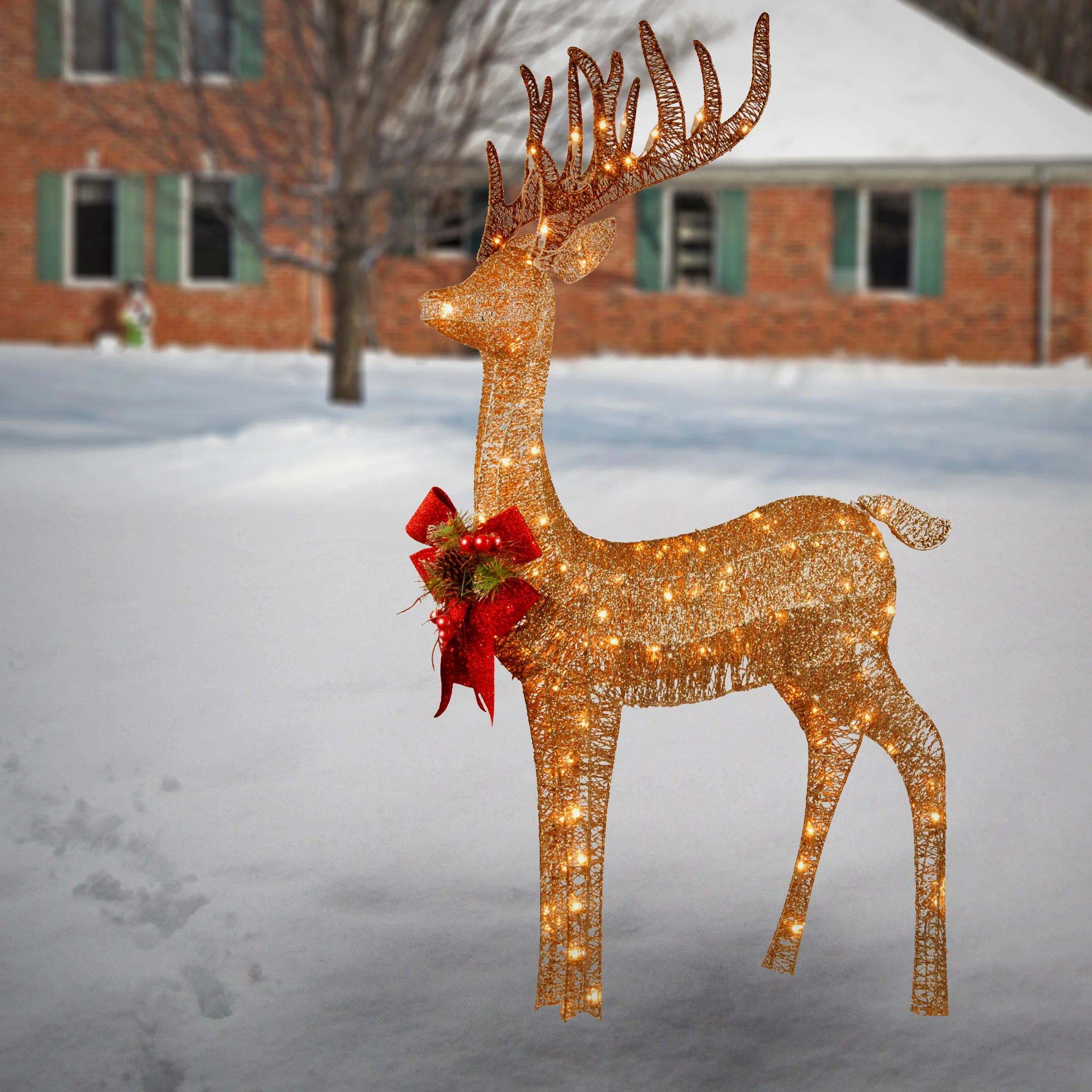 48 in. Pre-lit Standing Reindeer, Plug-In - Image 2