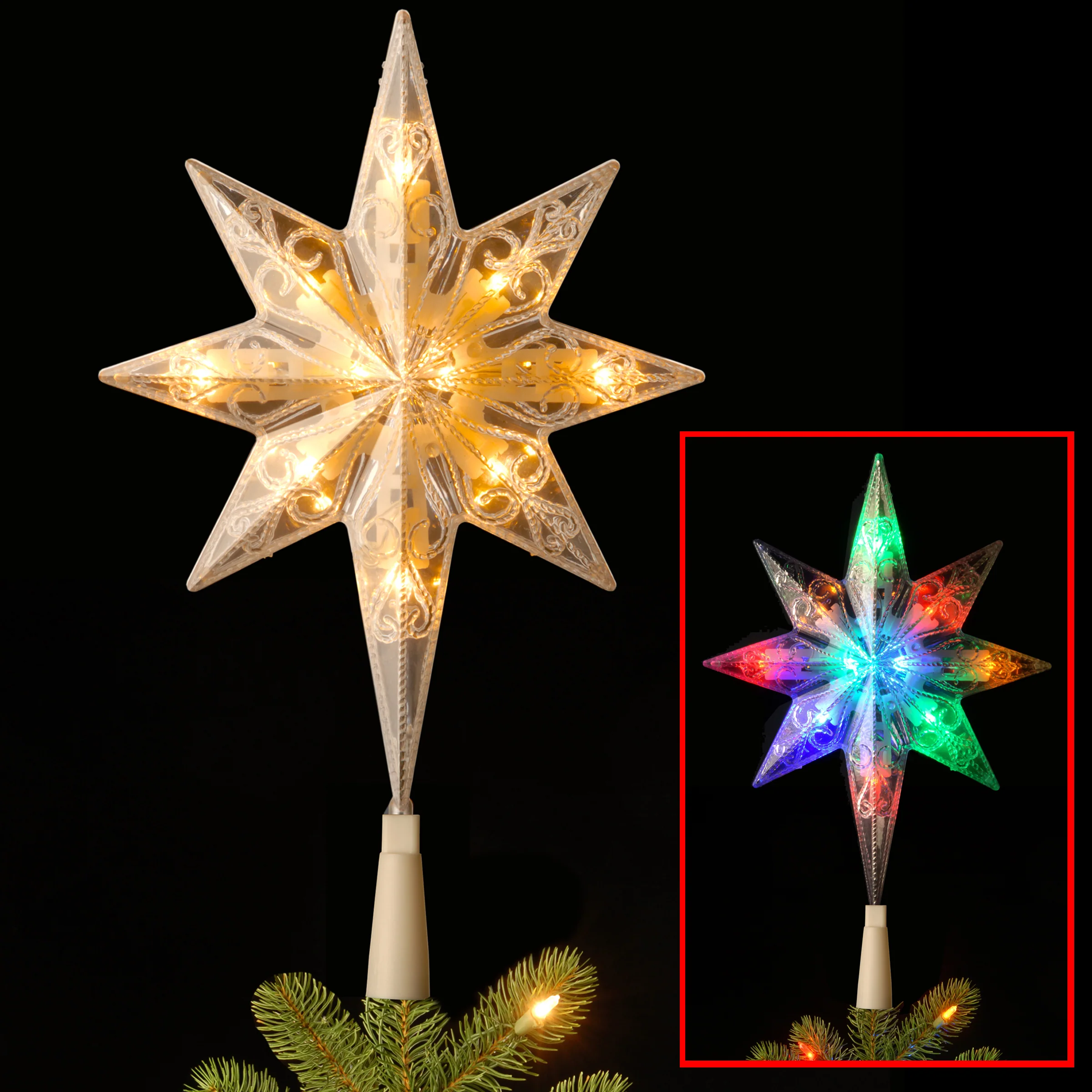 11 in. Bethlehem Star Tree Topper - Image 4