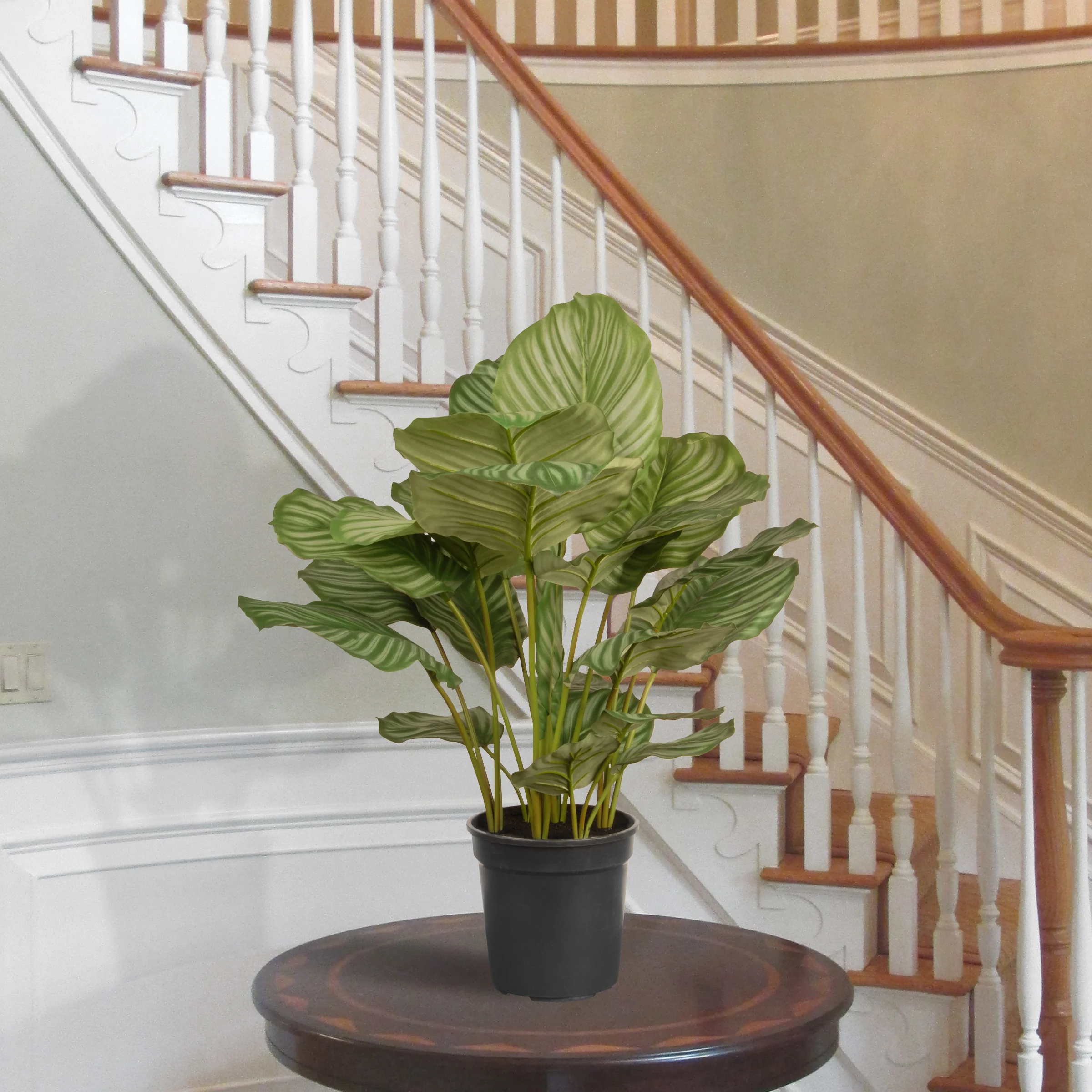 30 in. Spring Potted Plant Decoration in a Dark Green Pot Base - Image 2