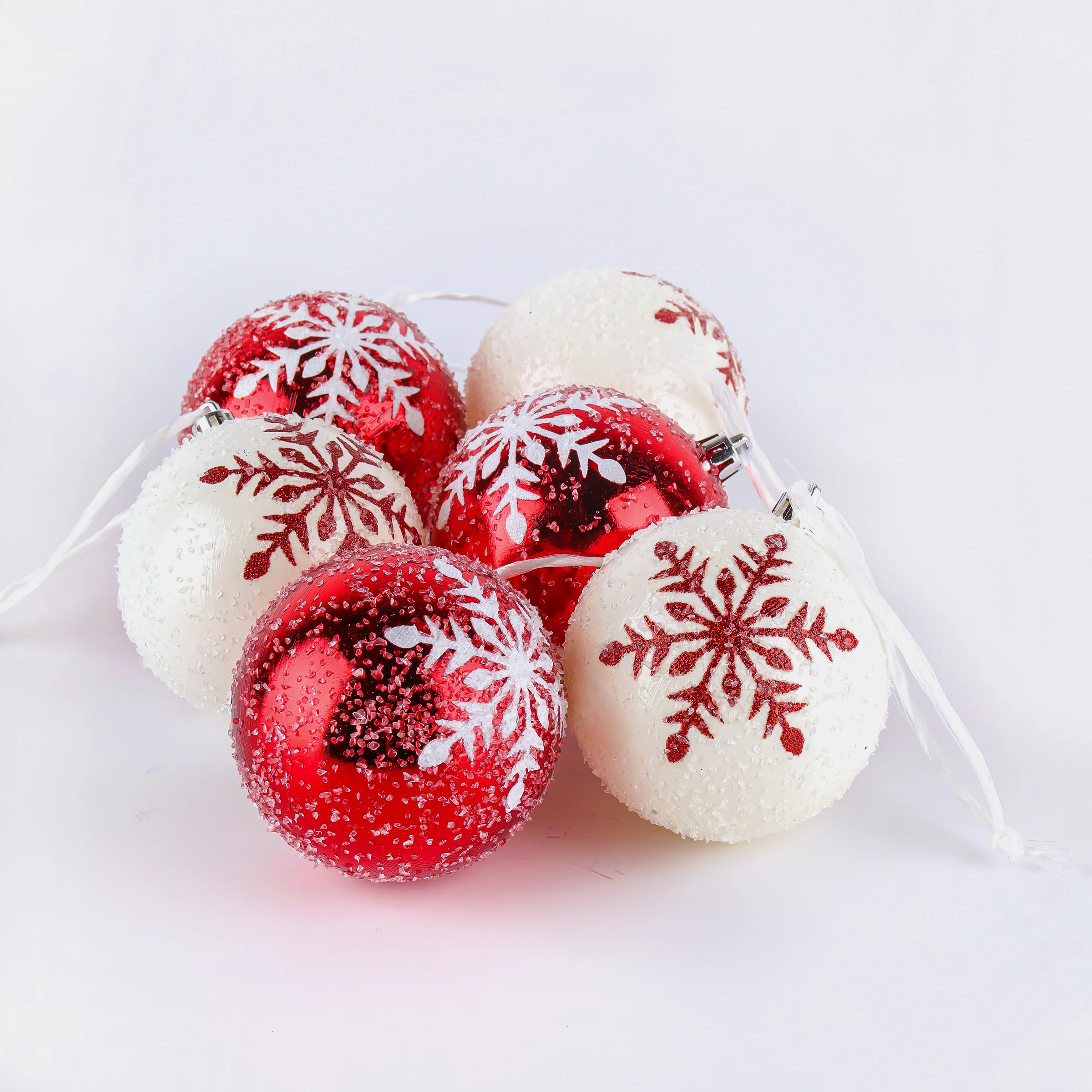 6-Piece Shatterproof Snowflake Ornaments - Image 3