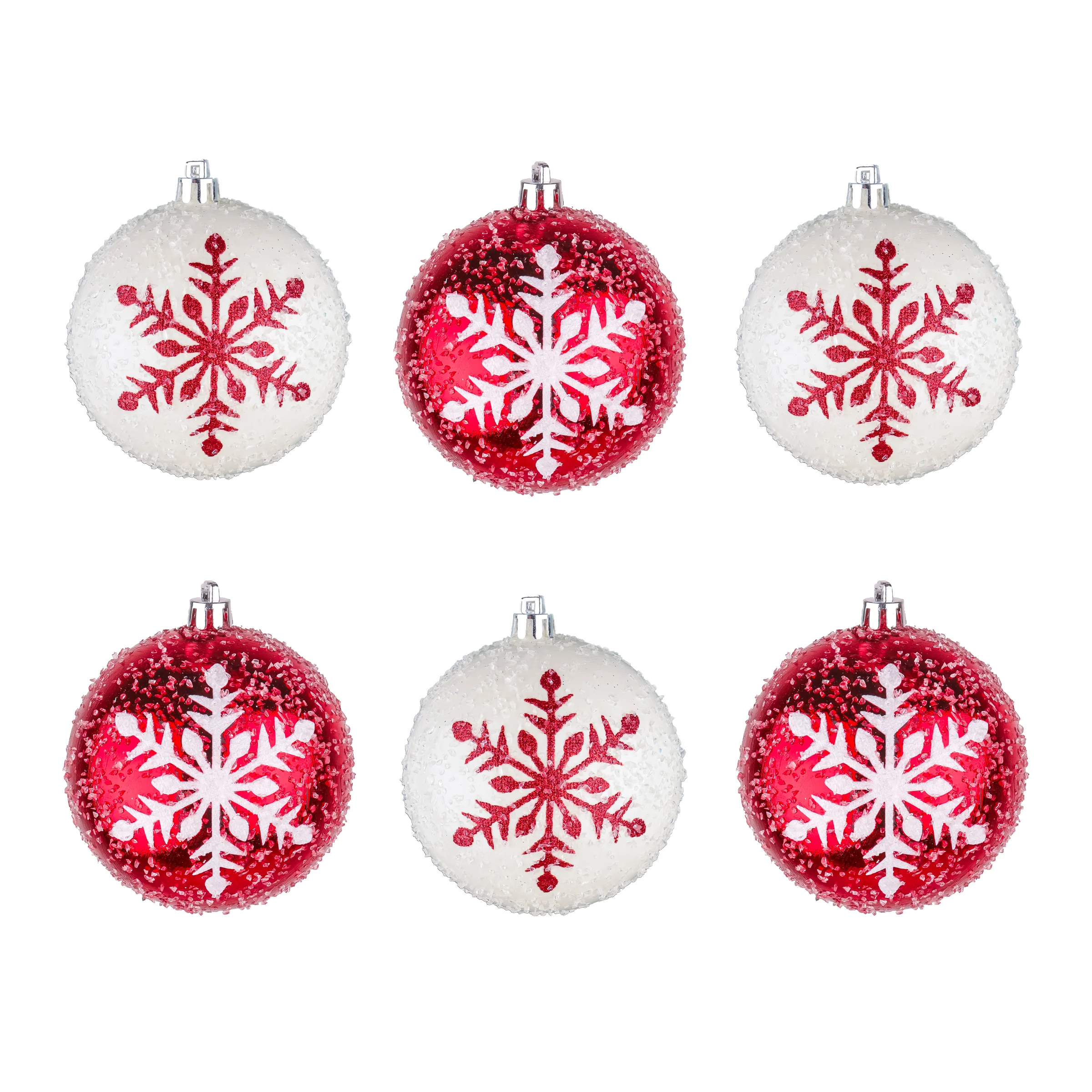6-Piece Shatterproof Snowflake Ornaments - Image 6