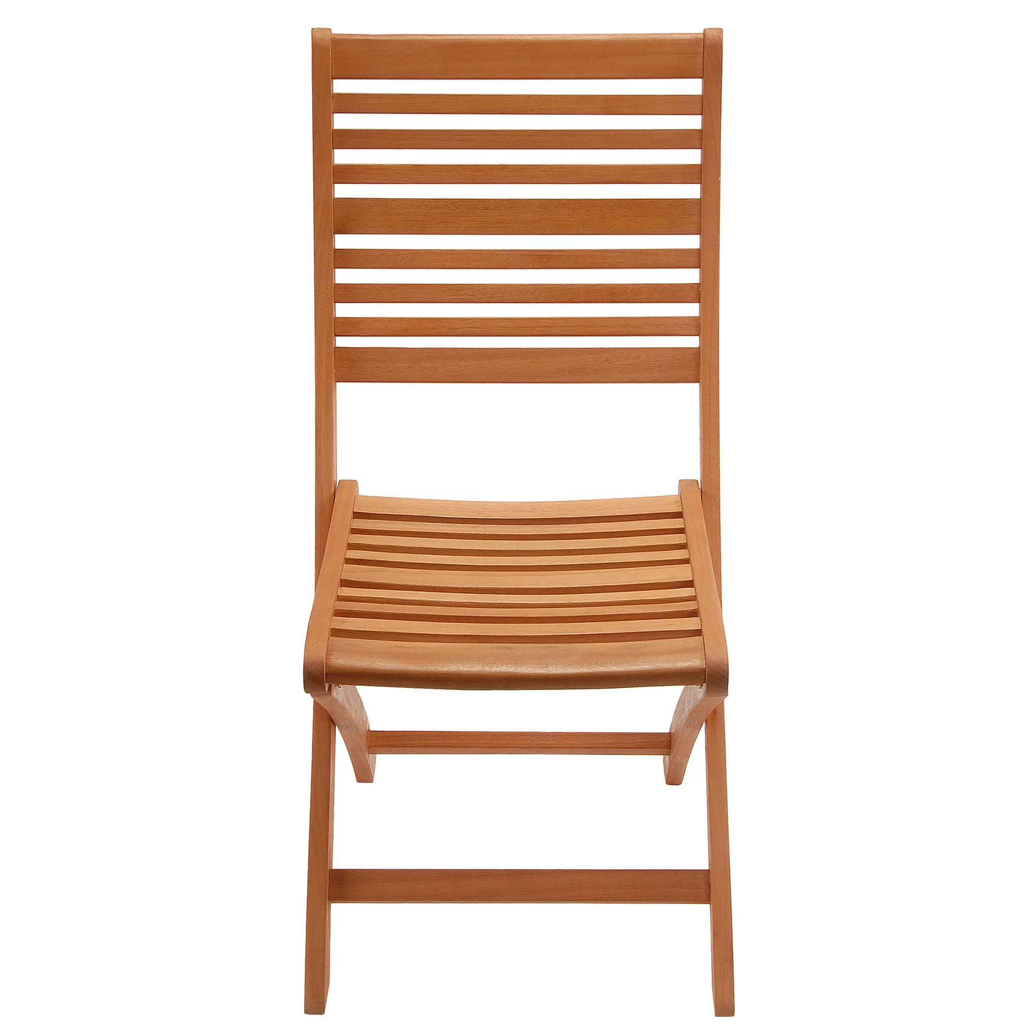 Eucalyptus Grandis Wood Folding Chair, Set of 2 - Image 2