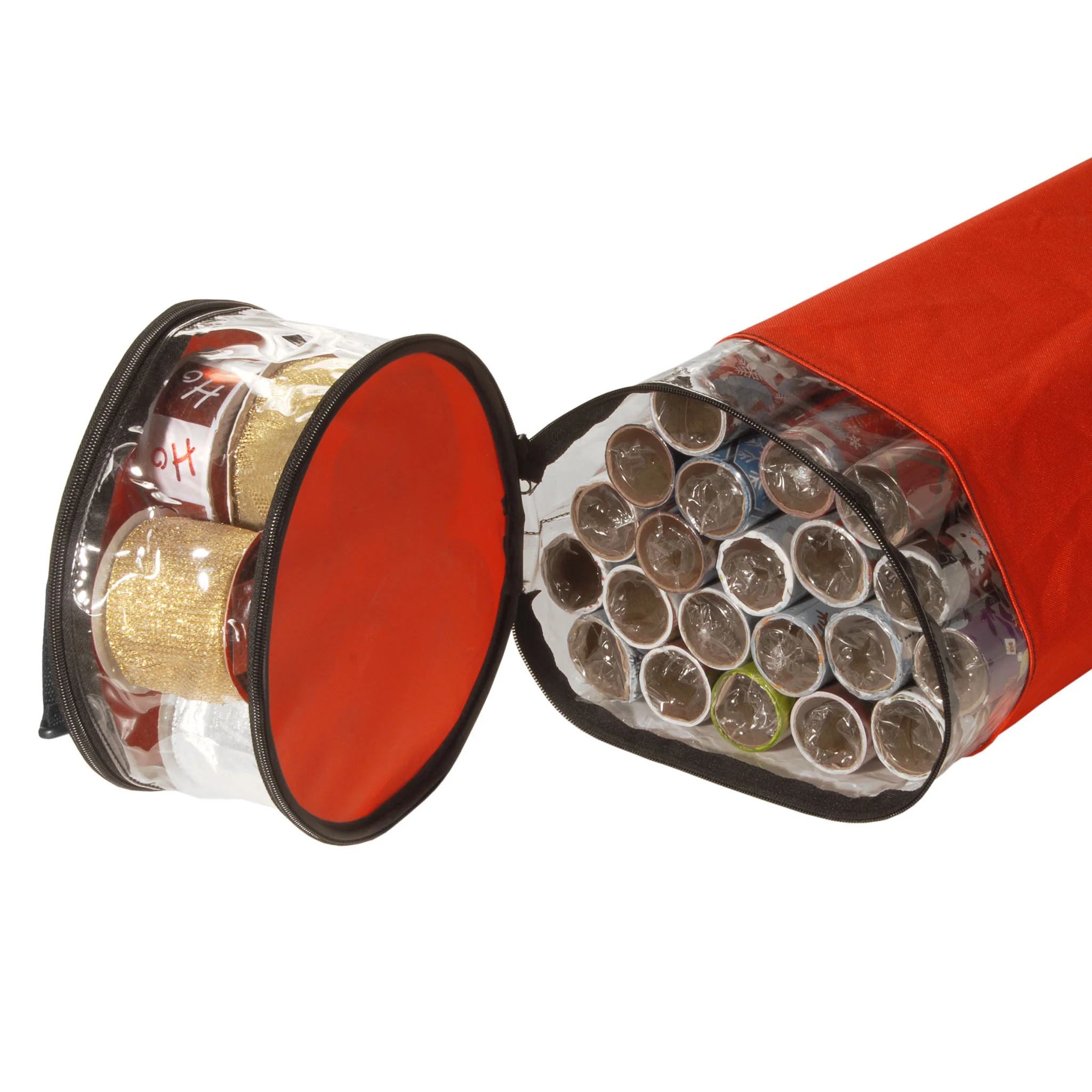 National Tree Company  Red Circular Gift Wrap Organizer - Image 2