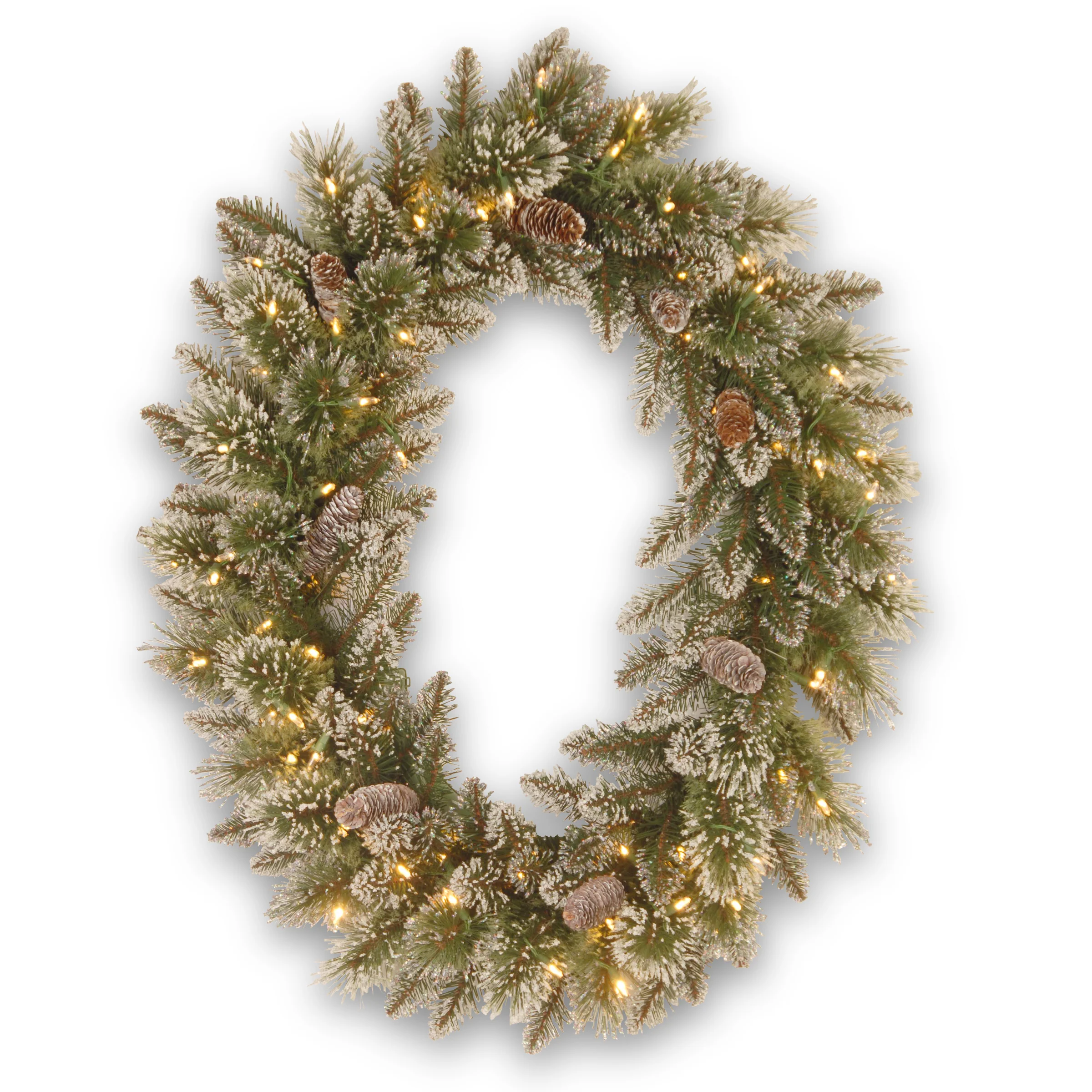 Glittery Bristle Wreaths - Image 2