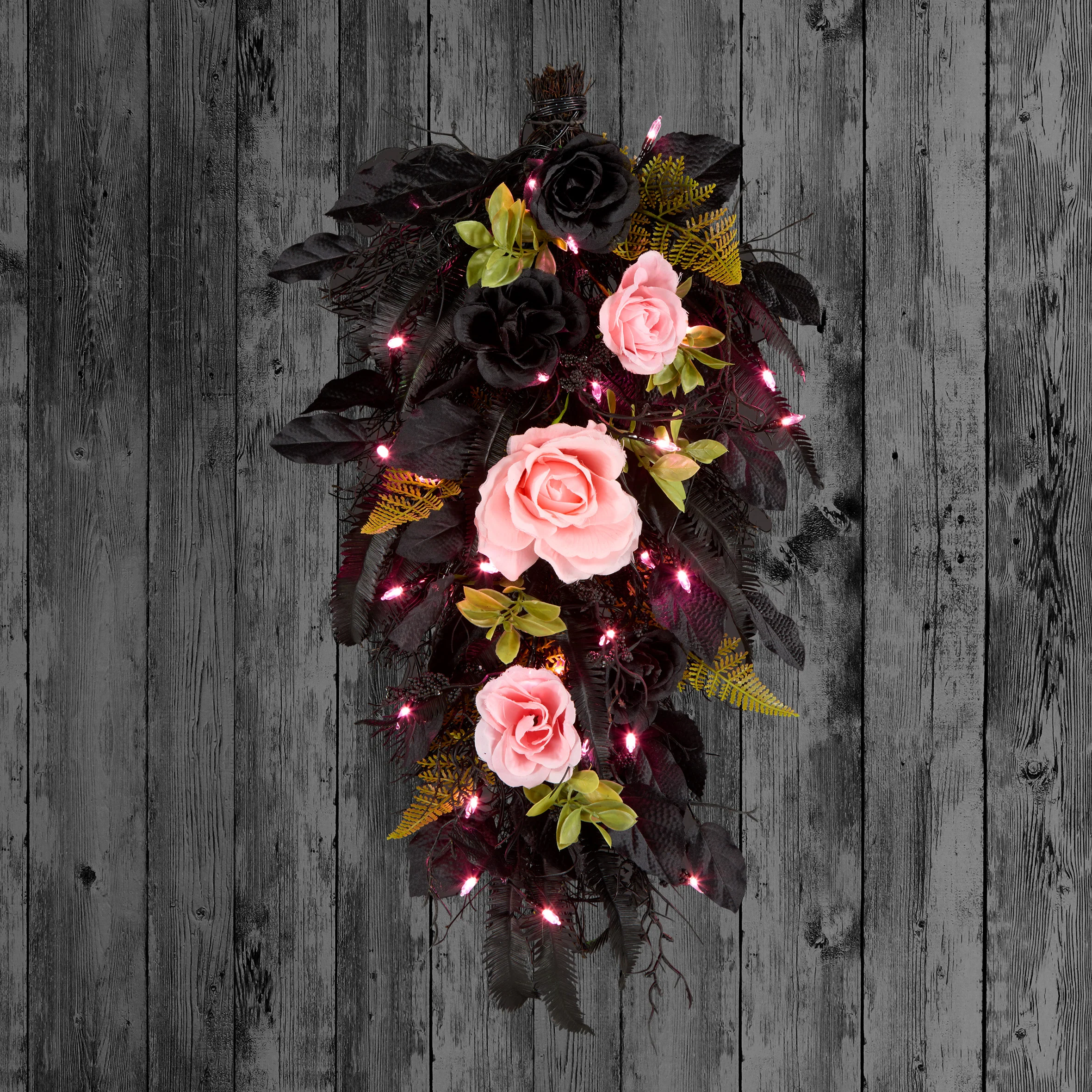 26 in. Halloween Cute and Creep Swag with LED Lights - Image 2