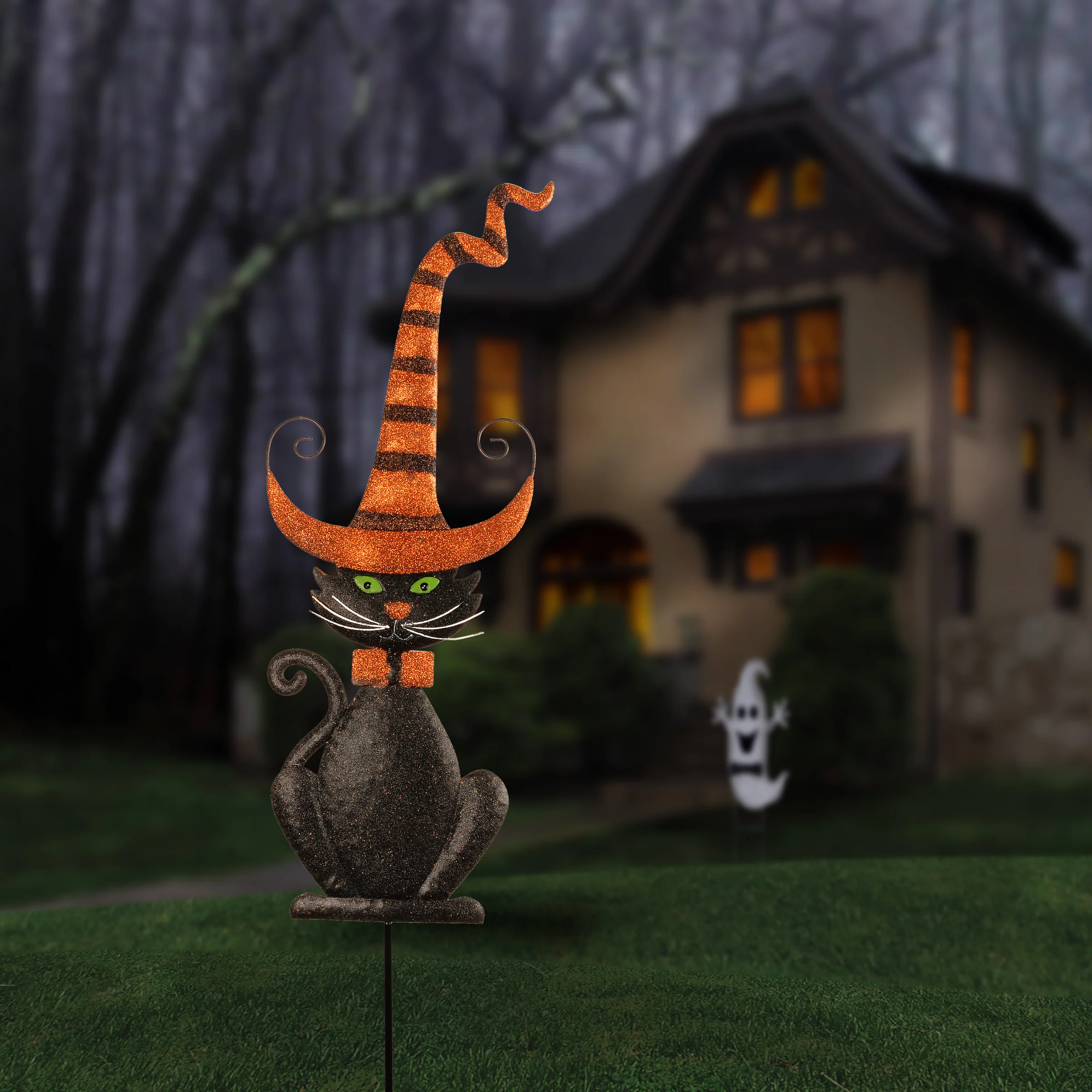 Halloween Black Cat Ground Decor - Image 2
