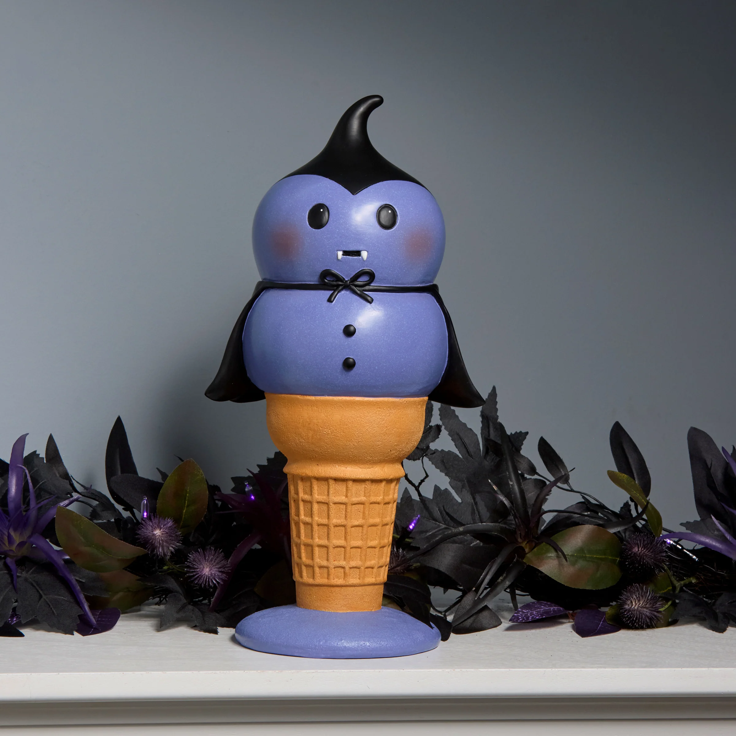 14 in. Halloween Dracula I-Scream Cone Tabletop Decoration - Image 2