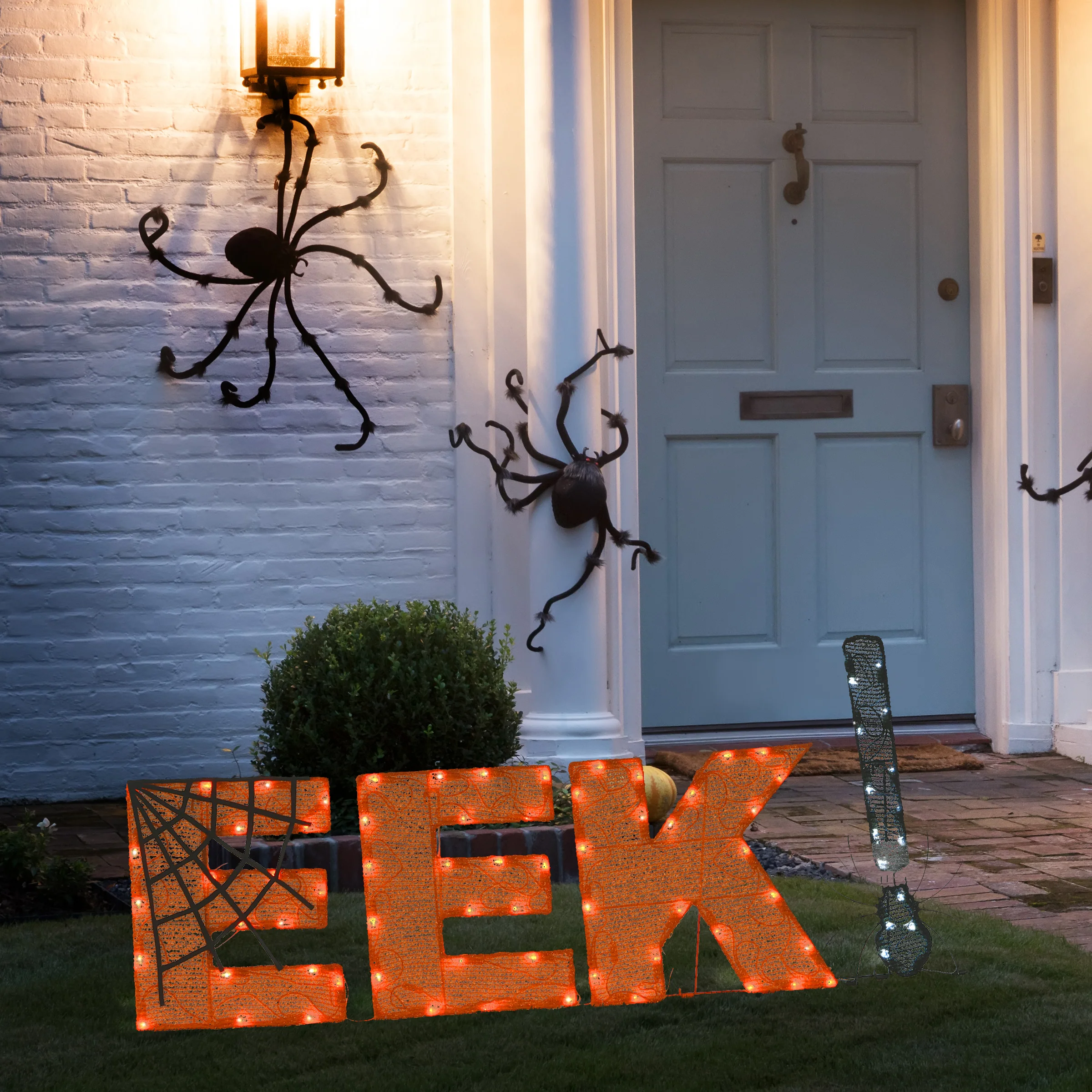 50 in. Halloween Pre-Lit EEK! Outdoor Sign with LED Lights, Plug-In - Image 2