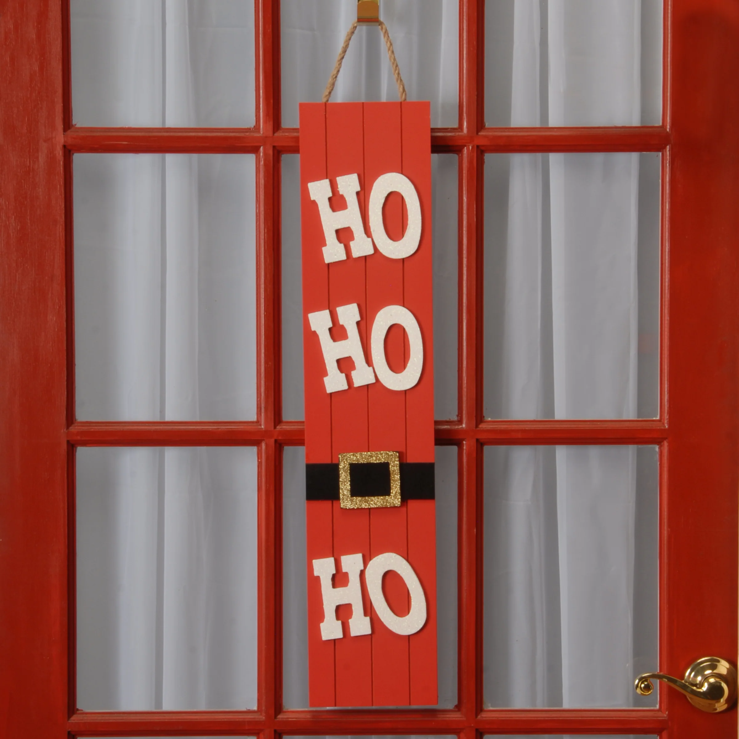 28 in. Ho Ho Ho Sign - Image 2
