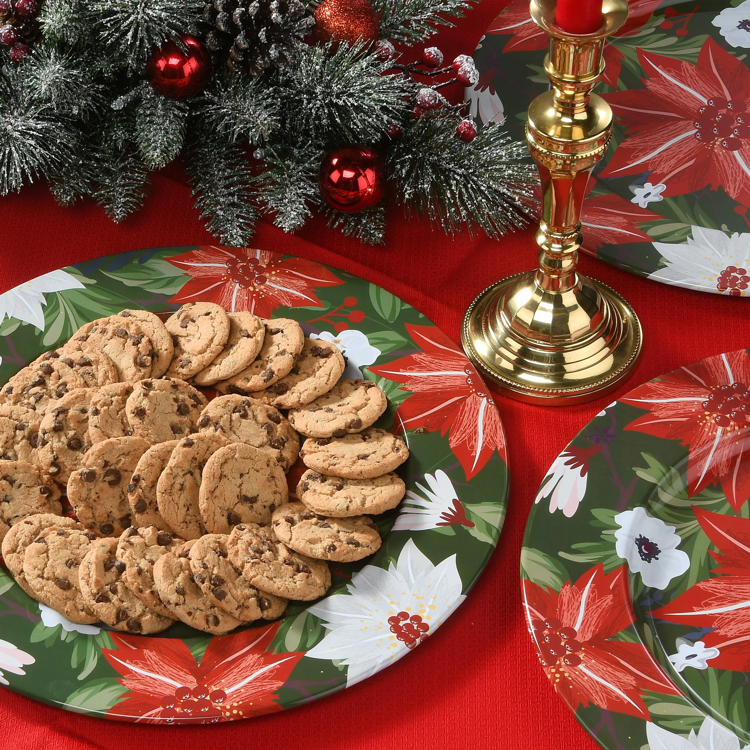 13 in. 4-Piece Holiday Plate Set - Image 3