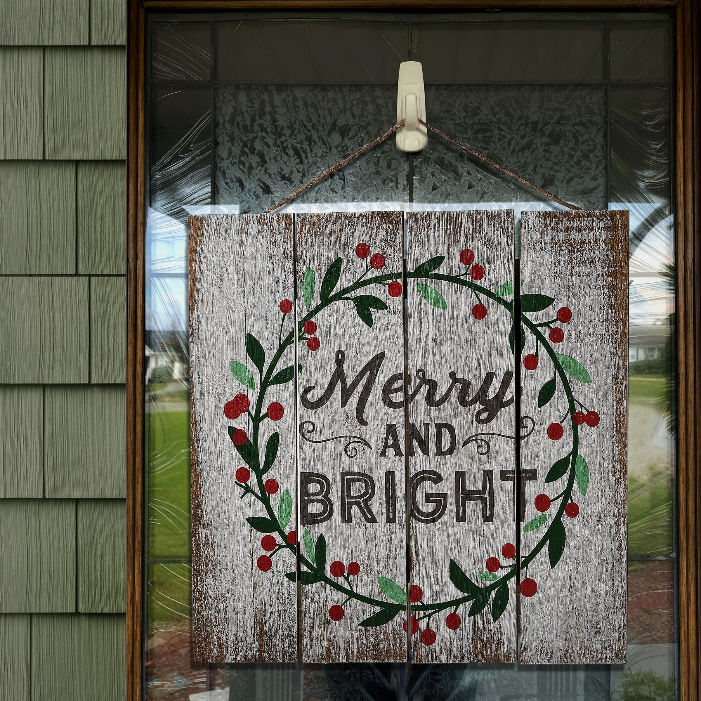 13 in. Christmas Holiday Wall Sign - Image 2
